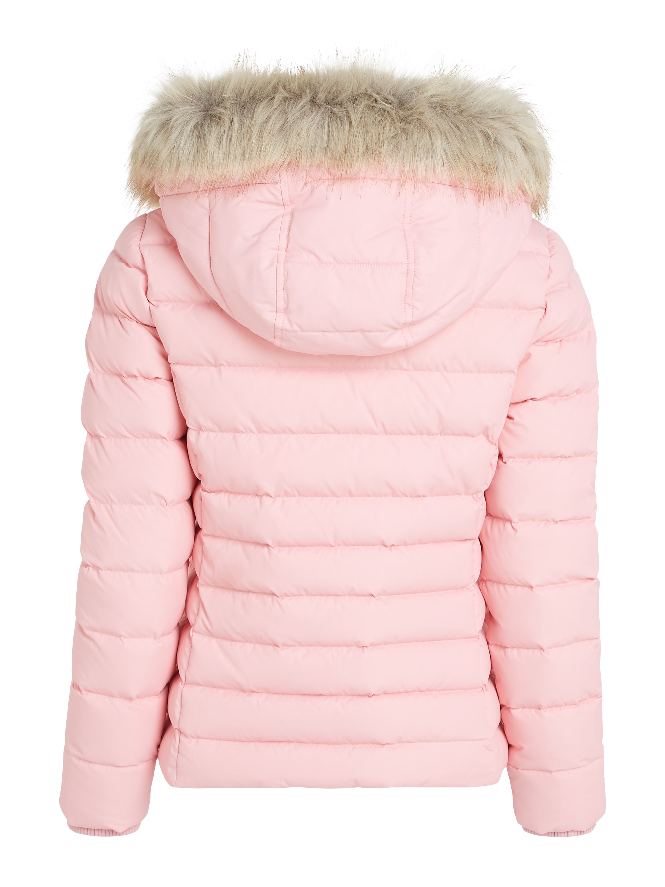 Tommy Jeans Steppjacke »TJW BASIC HOODED DOWN JACKET EXT«, mit Kapuze, mit Logostickerei