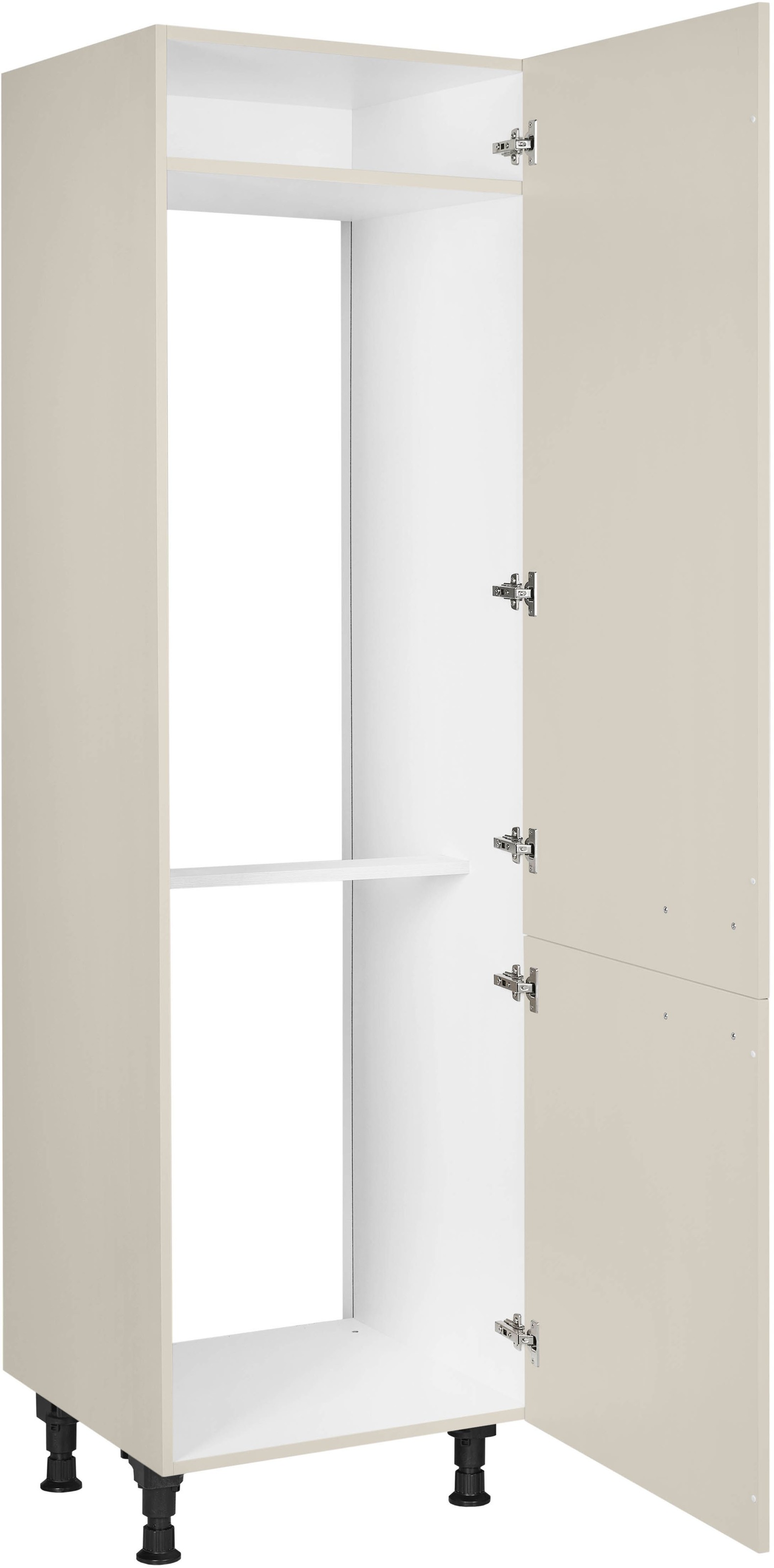 nobilia® Kühlmodul »"Laser", für ein Kühl- und Gefrierschrank, Ausrichtung wählbar« vormontiert, Ausrichtung wählbar, Breite/Höhe: 60/216,6 cm