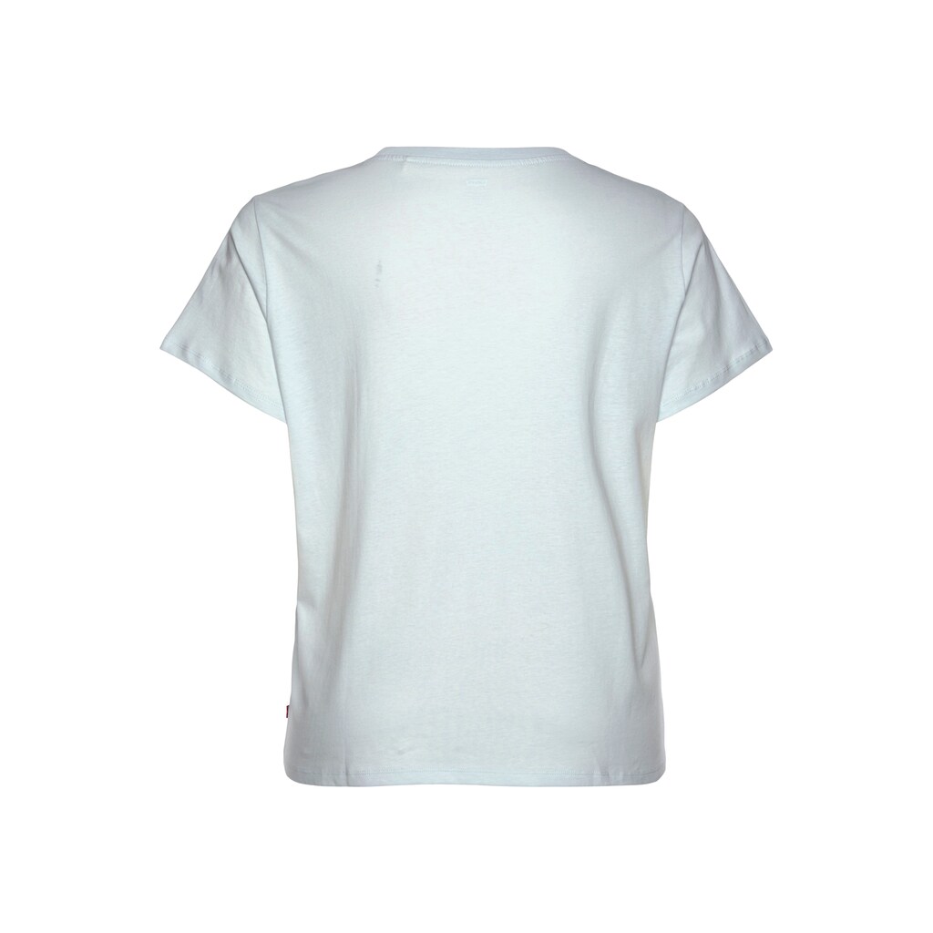 Damenmode Shirts & Sweatshirts Levi's® Plus Kurzarmshirt »PL PERFECT TEE« hellblau