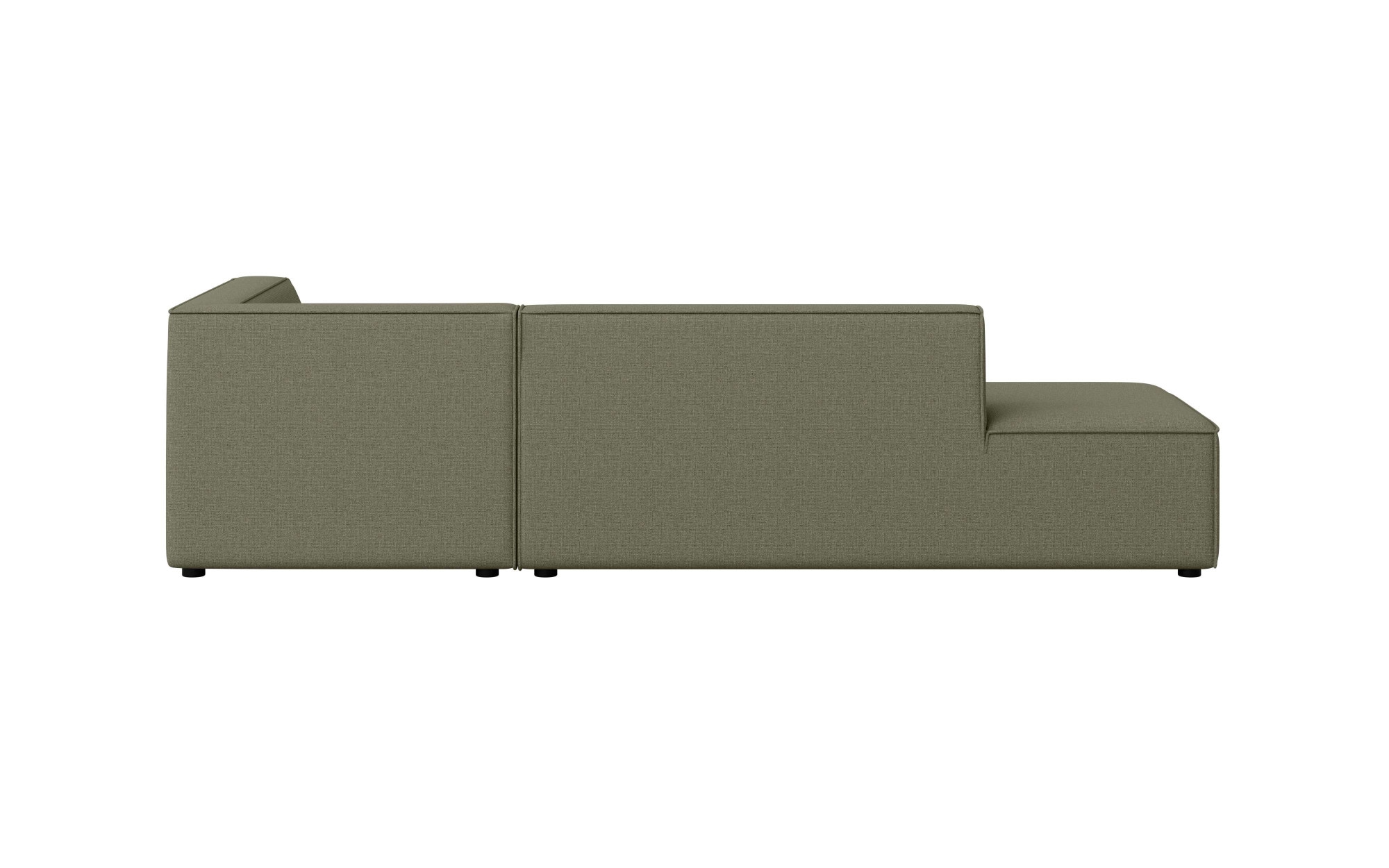 INOSIGN Ecksofa »Ecksofa Cavan mit Ottomane links oder rechts bestellbar«, L-Form mit Wellenunterfederung, Maße B/T/H: 270/180/72 cm