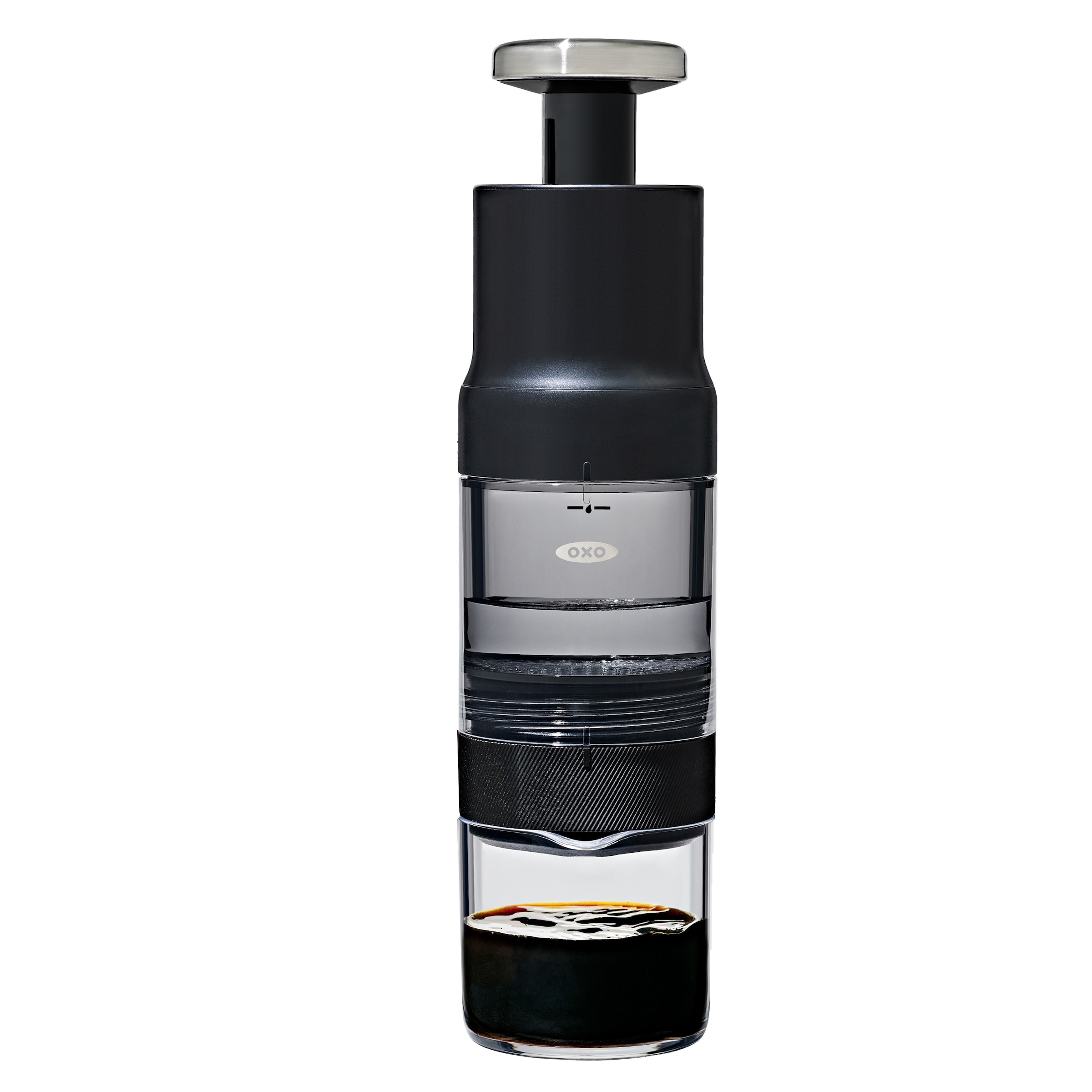 OXO Good Grips Kaffeebereiter "Rapid Brew Schnellbrüher" Heiß in 2 Minuten, Cold Brew in 5 Minuten – ganz ohne Strom