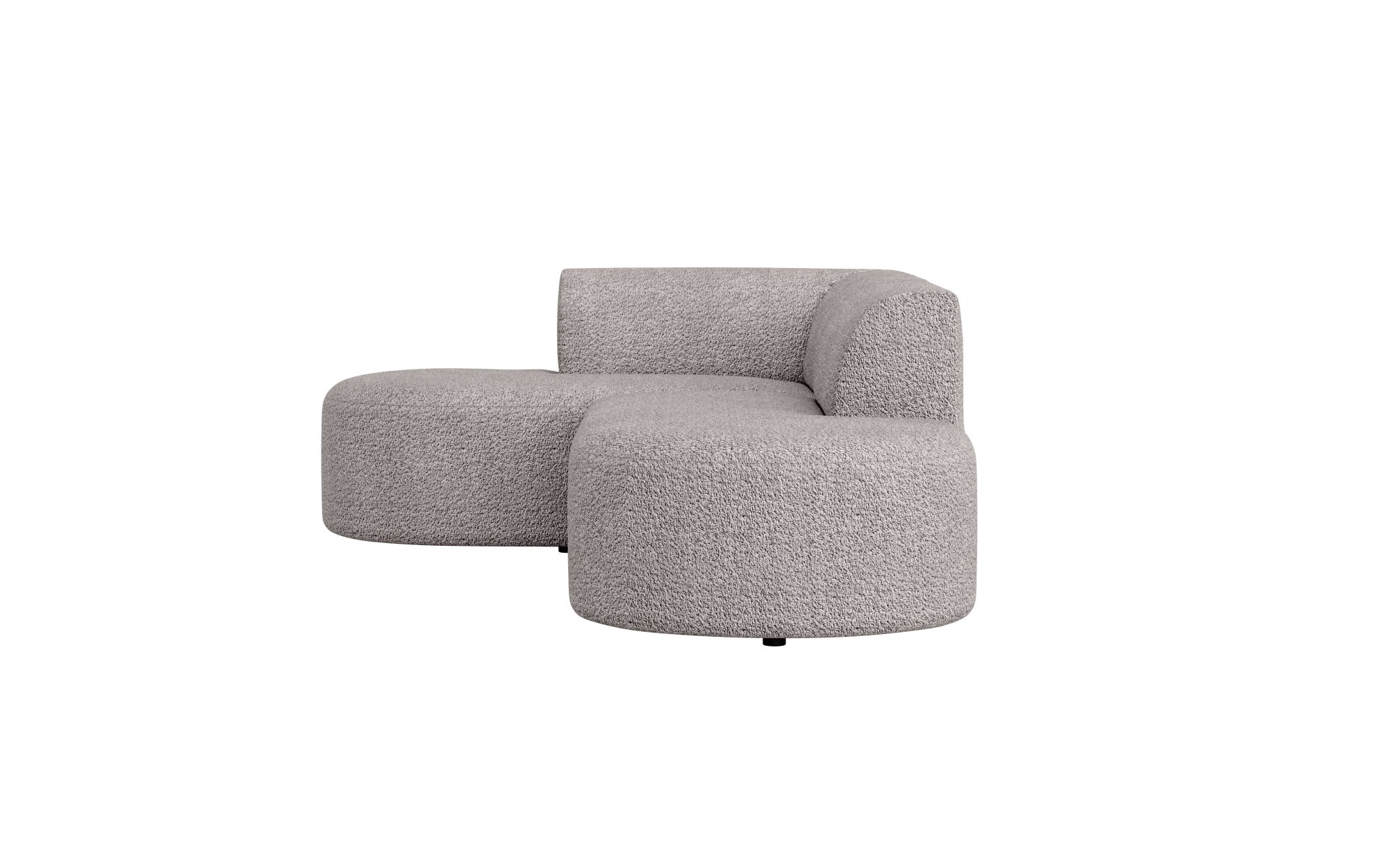 andas Ecksofa »Ecksofa Tvinne mit Ottomane links oder rechts bestellbar«, L-Form, mit Wellenunterfederung, BxTxH 260x170x73 cm