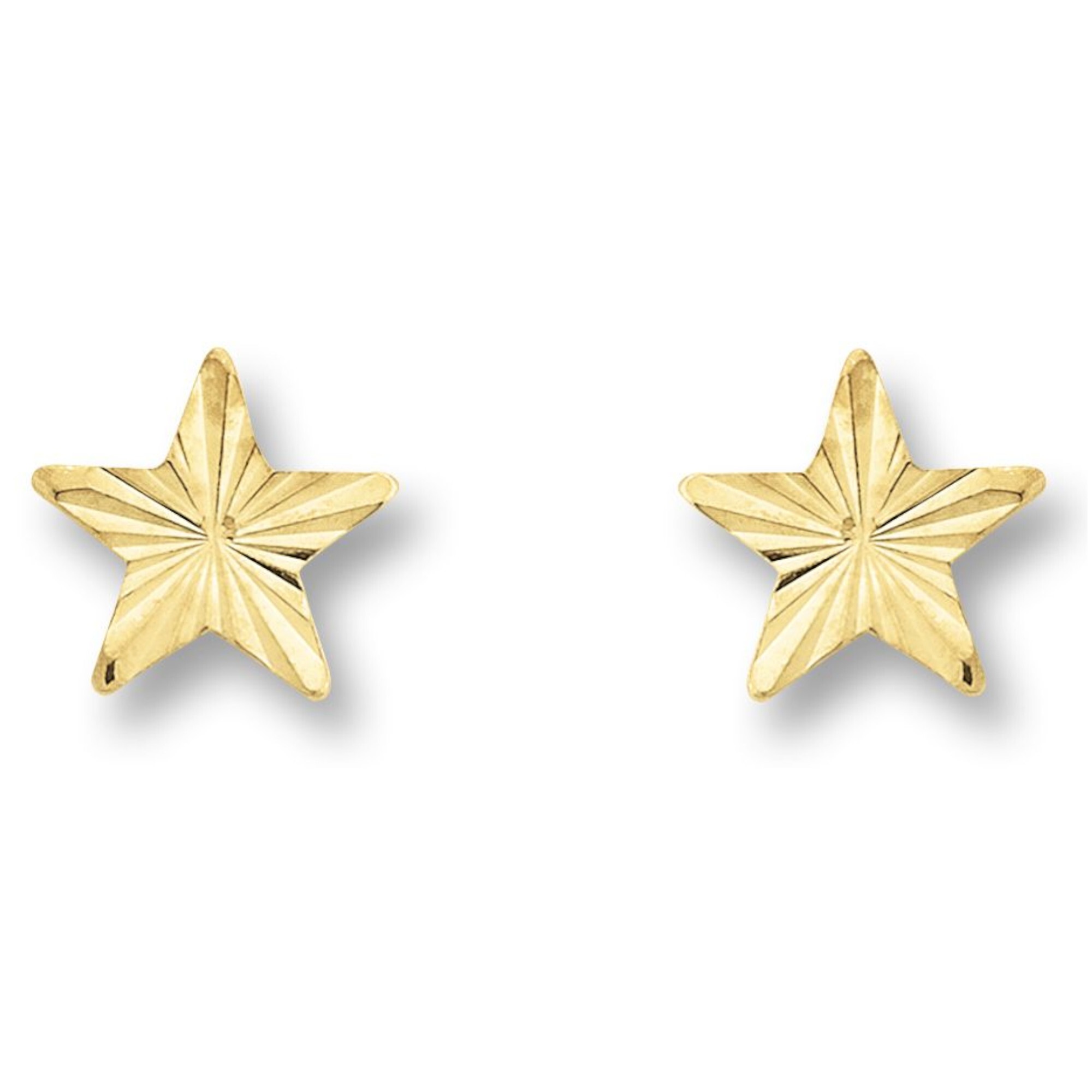 Paar Ohrhänger ONE ELEMENT "Stern Ohrringe Ohrstecker aus 333 Gelbgold", gold, Ohrringe, Mädchen, Kinder, Gelbgold 333 Gold, Gelbgold 333, Gold, Zartes Emblem – unaufdringlich und dennoch ausdrucksstark
