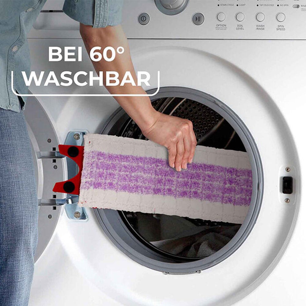 Vileda Wischbezug »Vileda ULTRAMAX Care Ersatzbezug«, Mikrofaser, 14 cm, (1 St.), aus 100% recycelten Mikrofasern