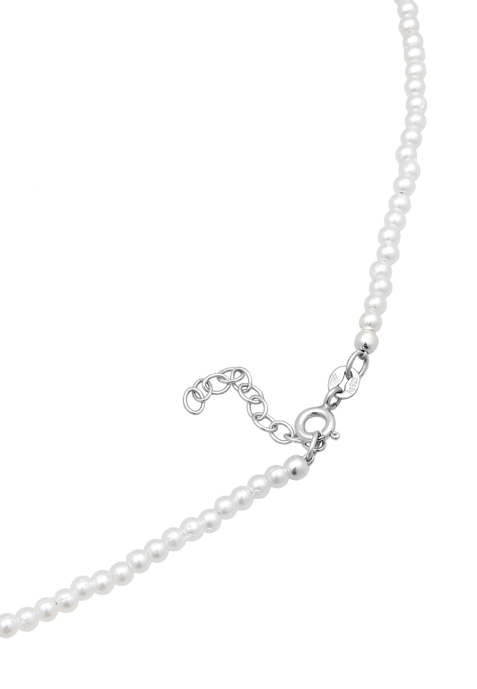 Elli Choker »Halskette Choker Yin Yang Glasperlen 925 Sterling Silber«