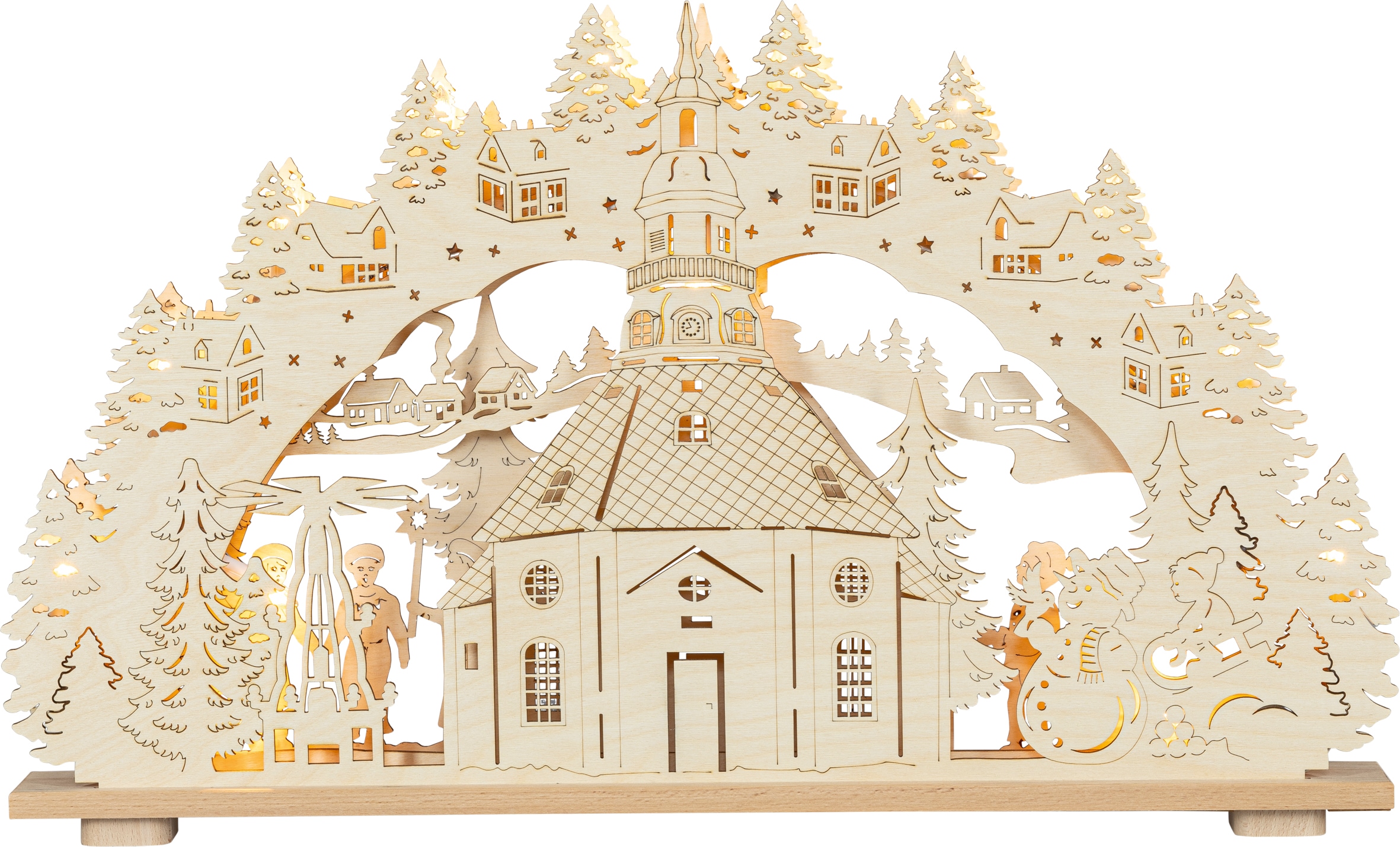 SAICO Original LED Schwibbogen "3D-Lichterbogen, Seiffener Kirche" Premium günstig online kaufen