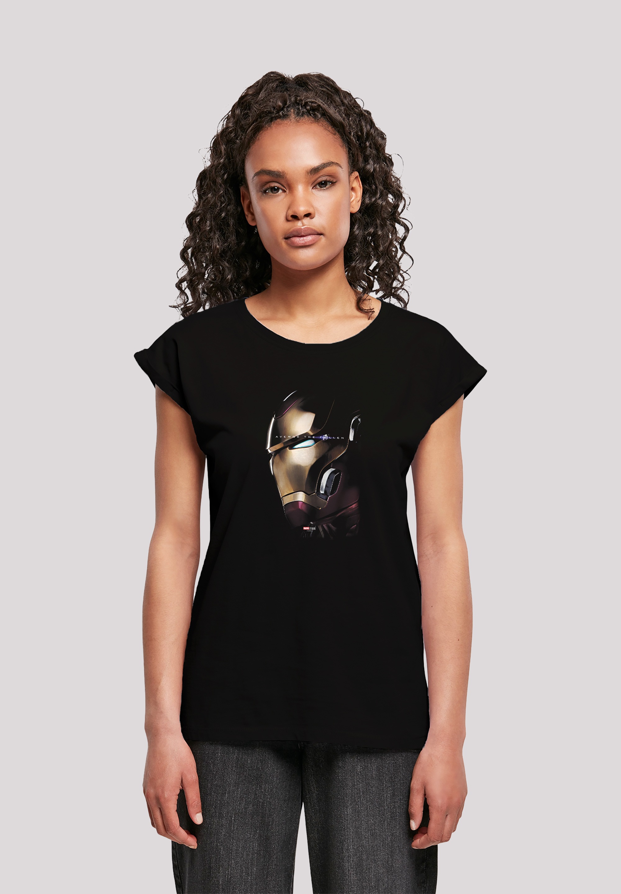 F4NT4STIC T-Shirt "Marvel Avengers Endgame Avenge The Fallen Iron Man", Damen,Premium Merch,Regular-Fit,Kurze Ärmel,Logo