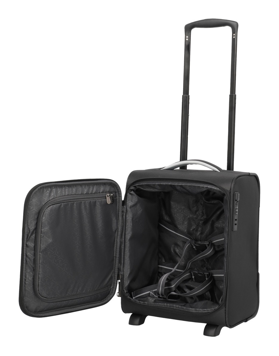 travelite Handgepäck-Trolley »JETPACK Wings 2 Cabin, konzipiert für Eurowings«, 2 Rollen, Weichgepäck-Koffer Handgepäck für die meisten gängigen Airlines