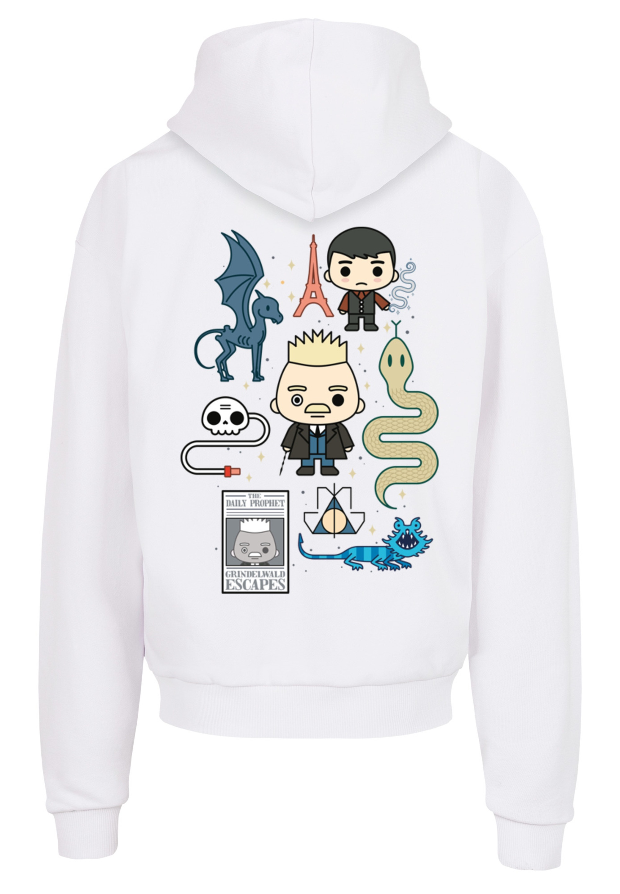 F4NT4STIC Kapuzenpullover »Phantastische Tierwesen 2 Chibi Grindelwald«, Print