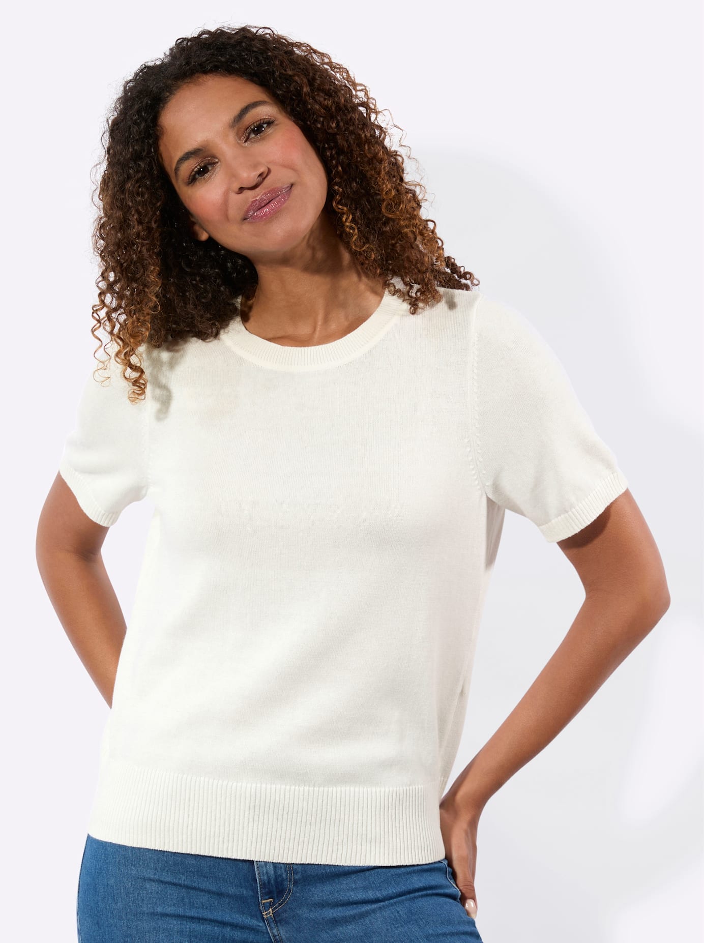 Casual Looks Kurzarmpullover "Kurzarm-Pullover"