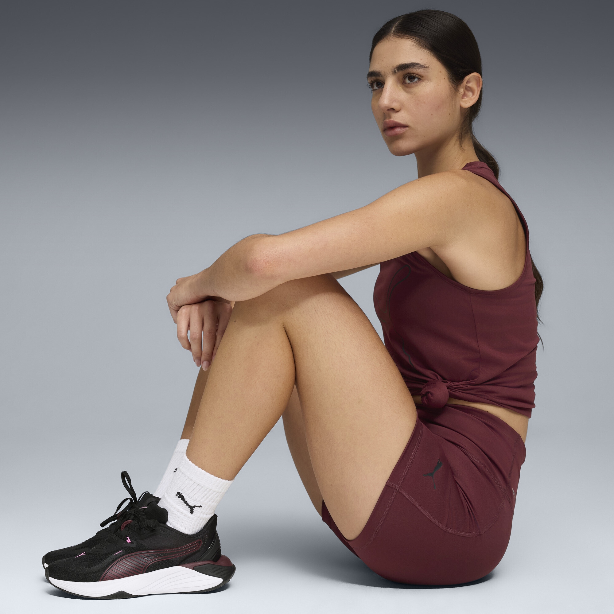 PUMA Trainingsshorts »TAD ESSENTIALS 5" Radlerhose Damen«