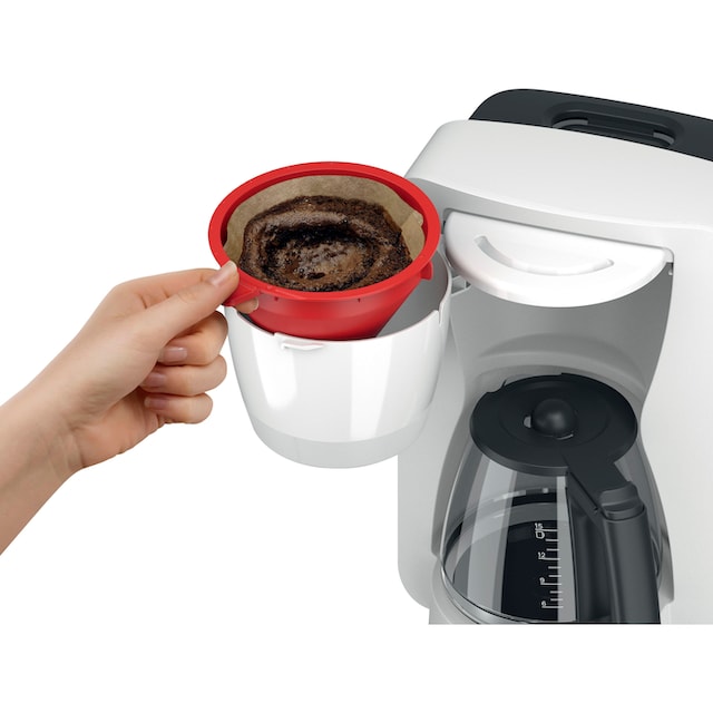 BOSCH Filterkaffeemaschine »MyMoment TKA2M111«, 1,25 l Kaffeekanne,  Papierfilter, 1x4, für 10-15 Tassen, Glaskanne, 40min Warmhaltefunktion, 1200  W | BAUR