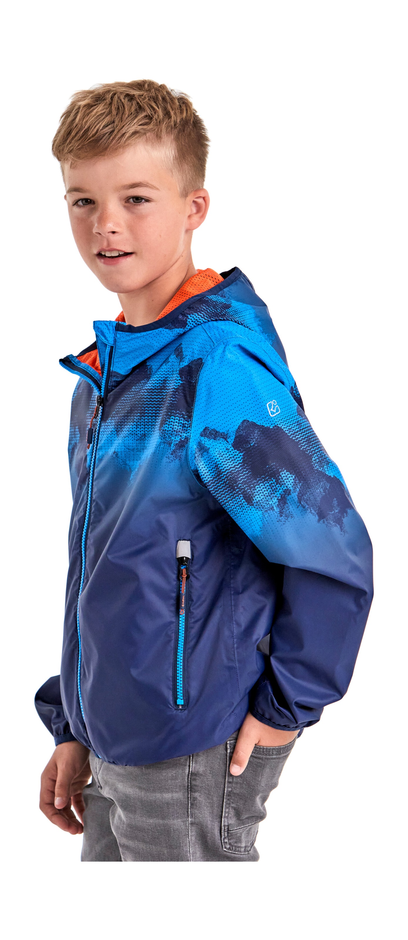Thumbnail - Killtec Outdoorjacke "Lyse BYS JCKT B" Leichte, wasserdichte Kinderjacke, klein verpackbar, cooles Muster