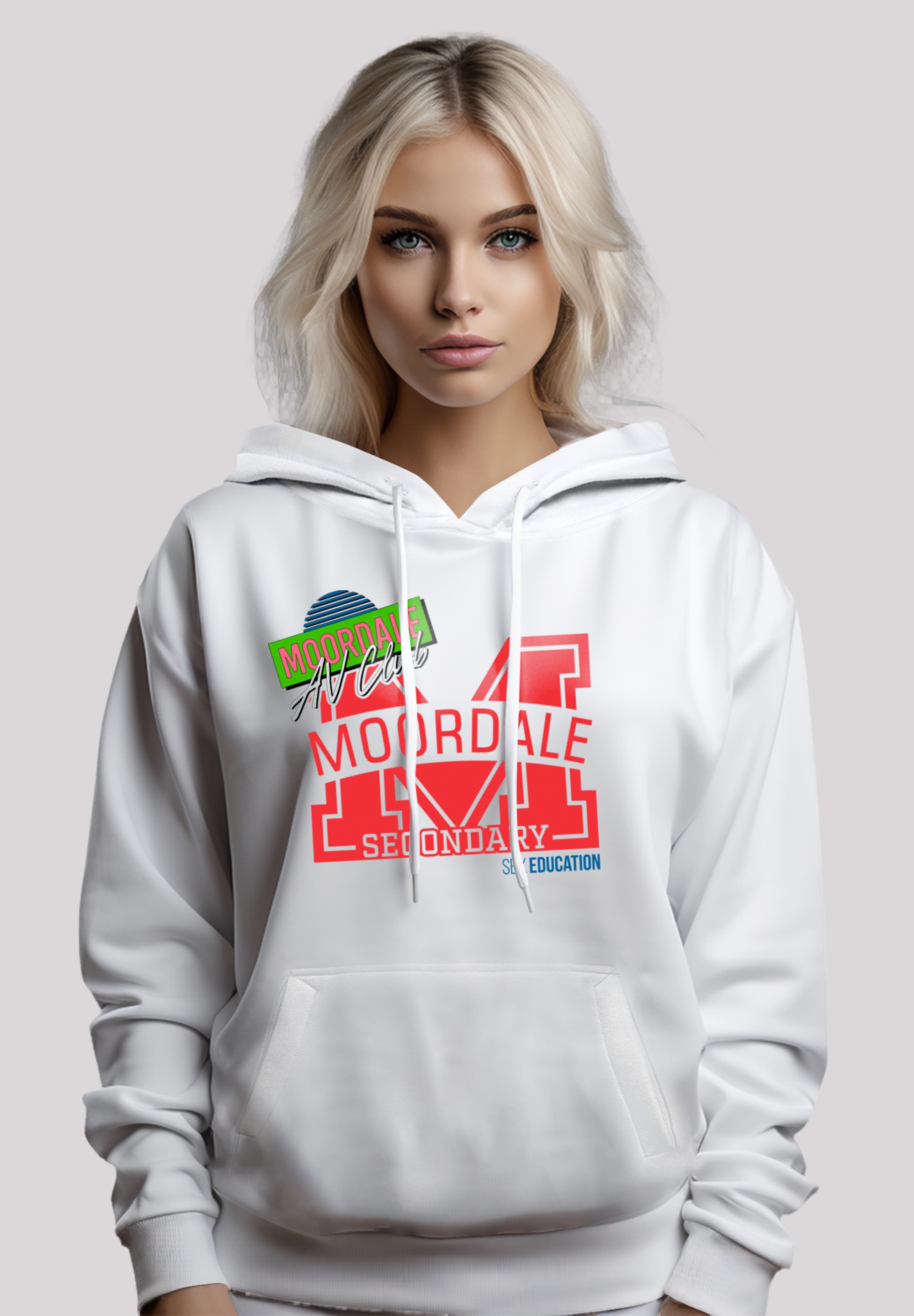 F4NT4STIC Kapuzenpullover "Sex Education Moordale M Collage Netflix TV Series", Premium Qualität