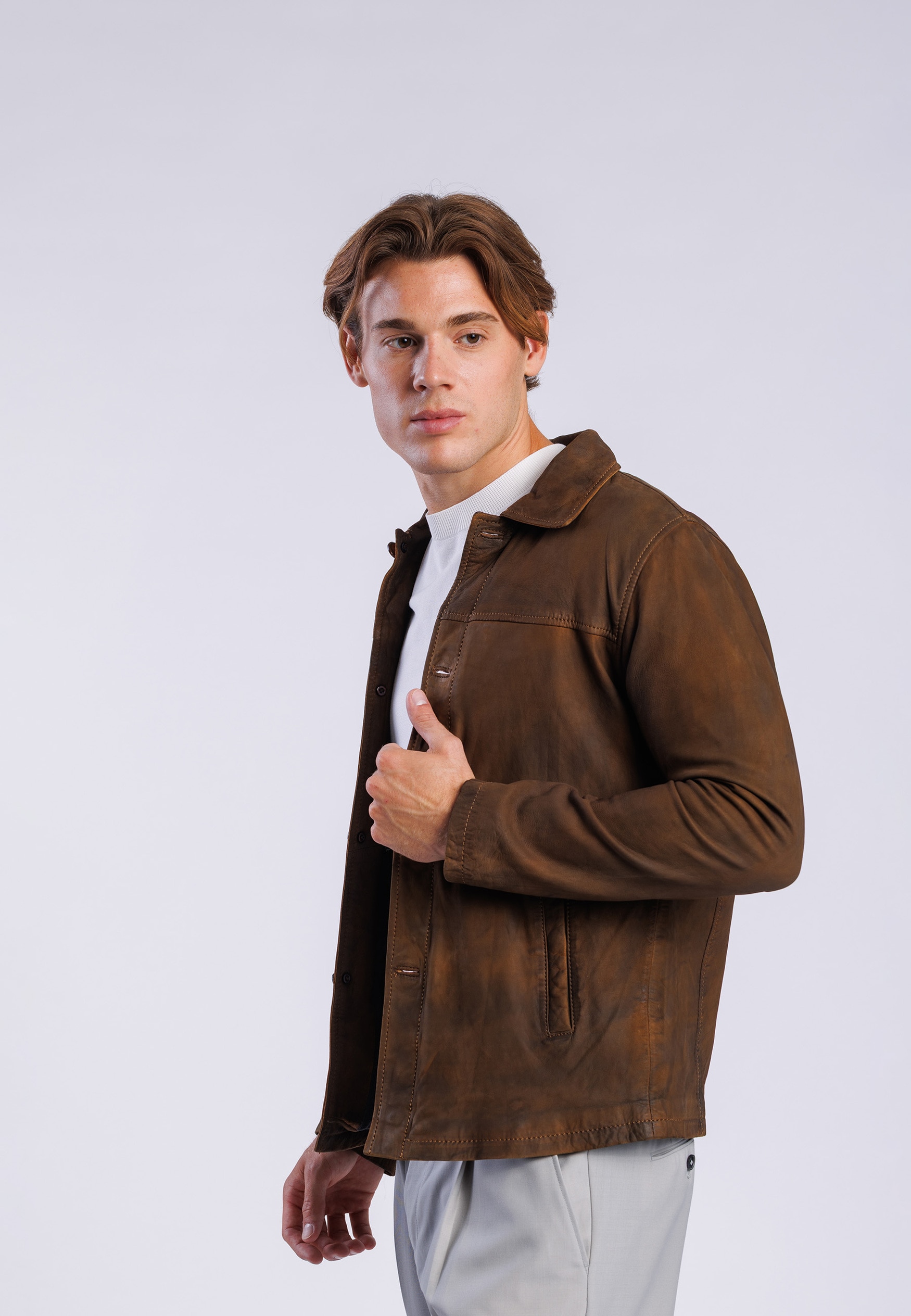 Freaky Nation Lederjacke »Paolo-FN«