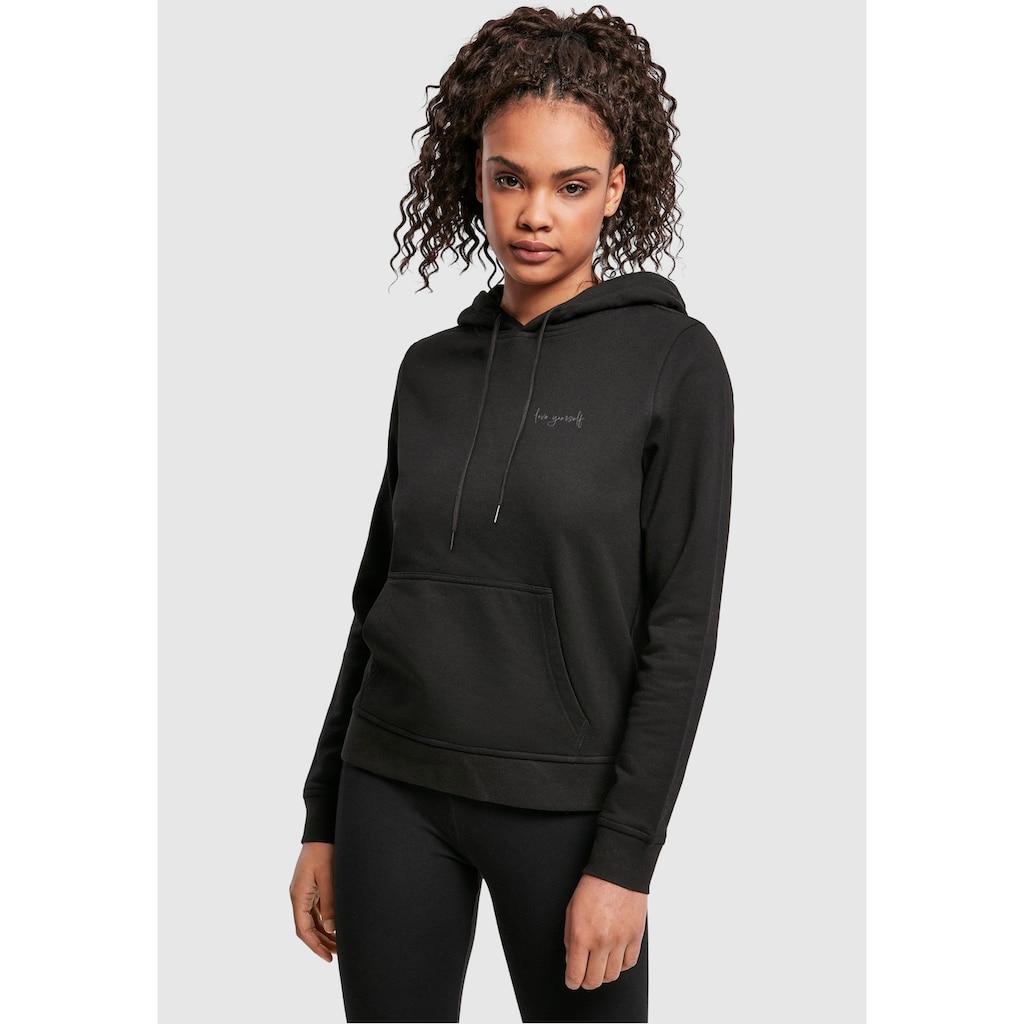 Merchcode Kapuzenpullover »Merchcode Damen Ladies Love Yourself Basic Hoody«, (1 tlg.)