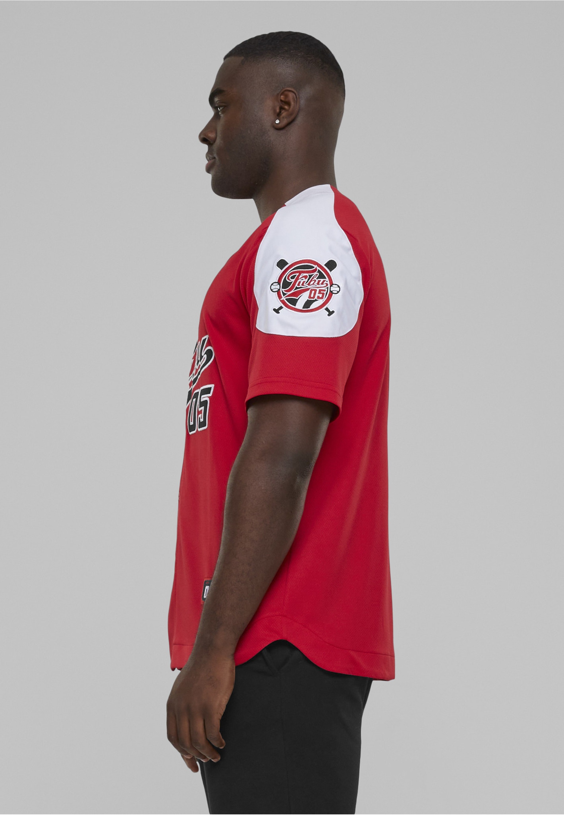 Fubu Kurzarmshirt »Fubu Herren FM222-019-1 FUBU Varsity Block Baseball Jersey« 1 Stk.