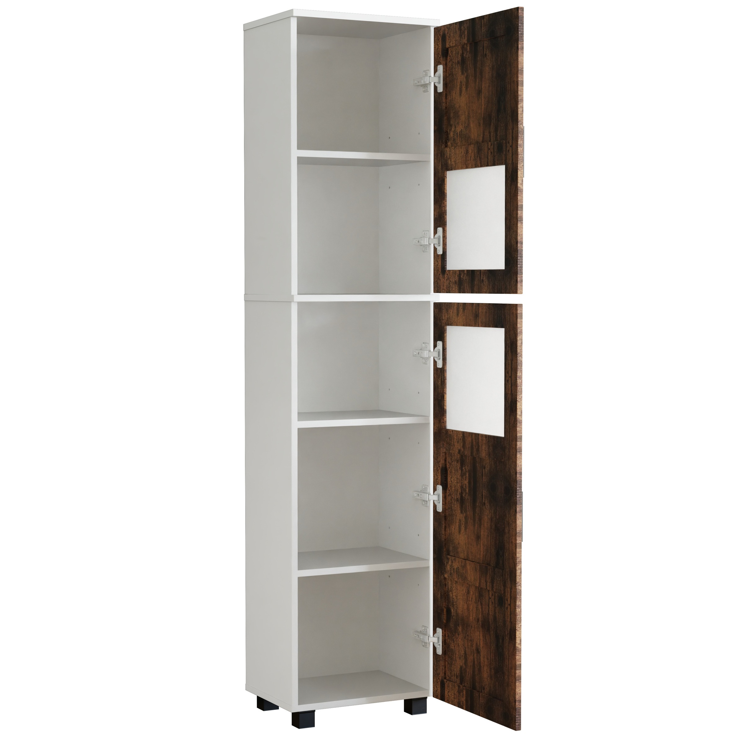 VCM Hochschrank "Holz Badmöbel Badschrank Hochschrank Nilari" 1 Stk. tlg. günstig online kaufen