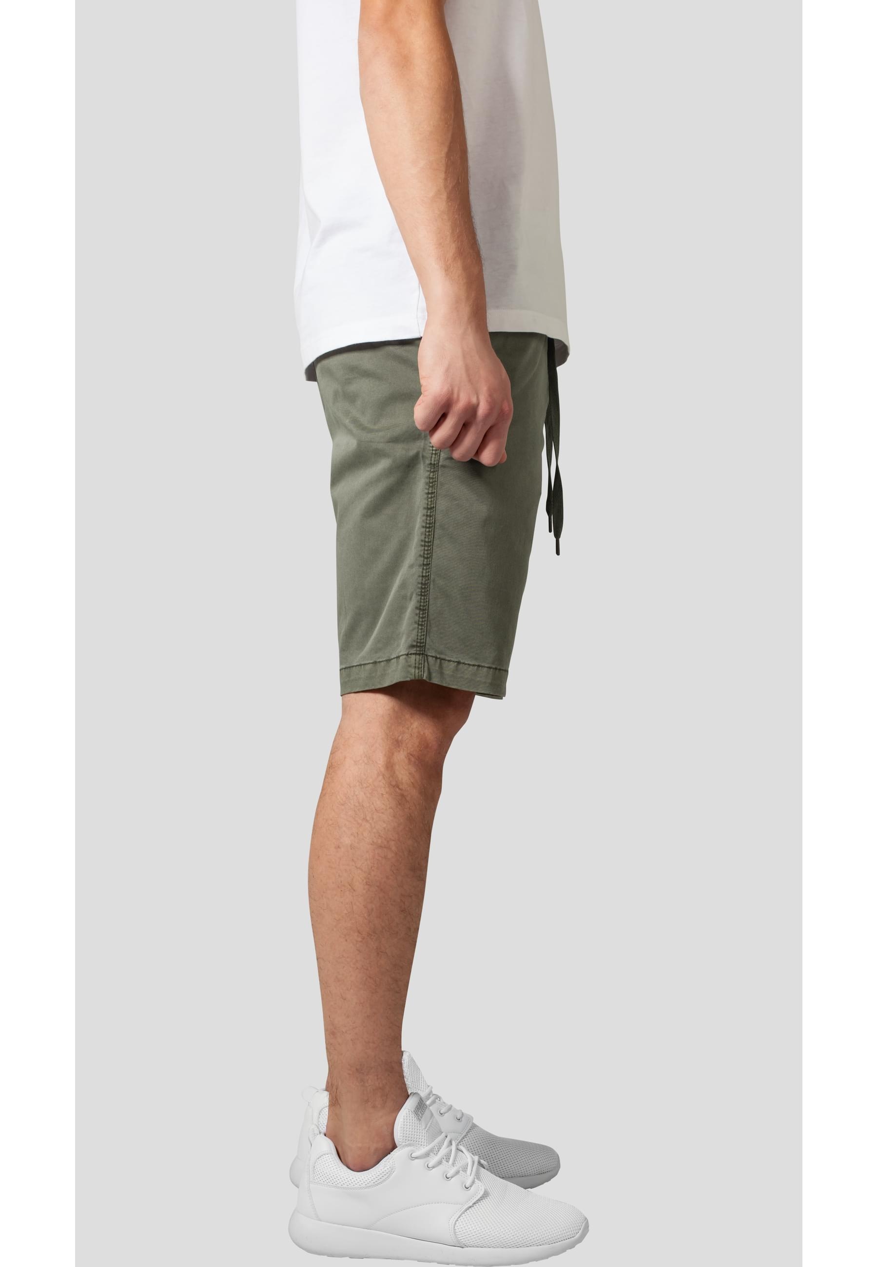 URBAN CLASSICS Stoffhose »Urban Classics Herren Stretch Twill Joggshorts«, (1 tlg.)