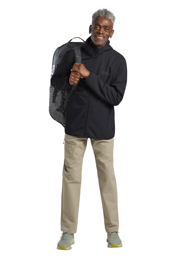 Jack Wolfskin Softshelljacke »BORNBERG HOODY M« mit Kapuze mit Kapuze, winddicht, wasserabweisend, atmungsaktiv