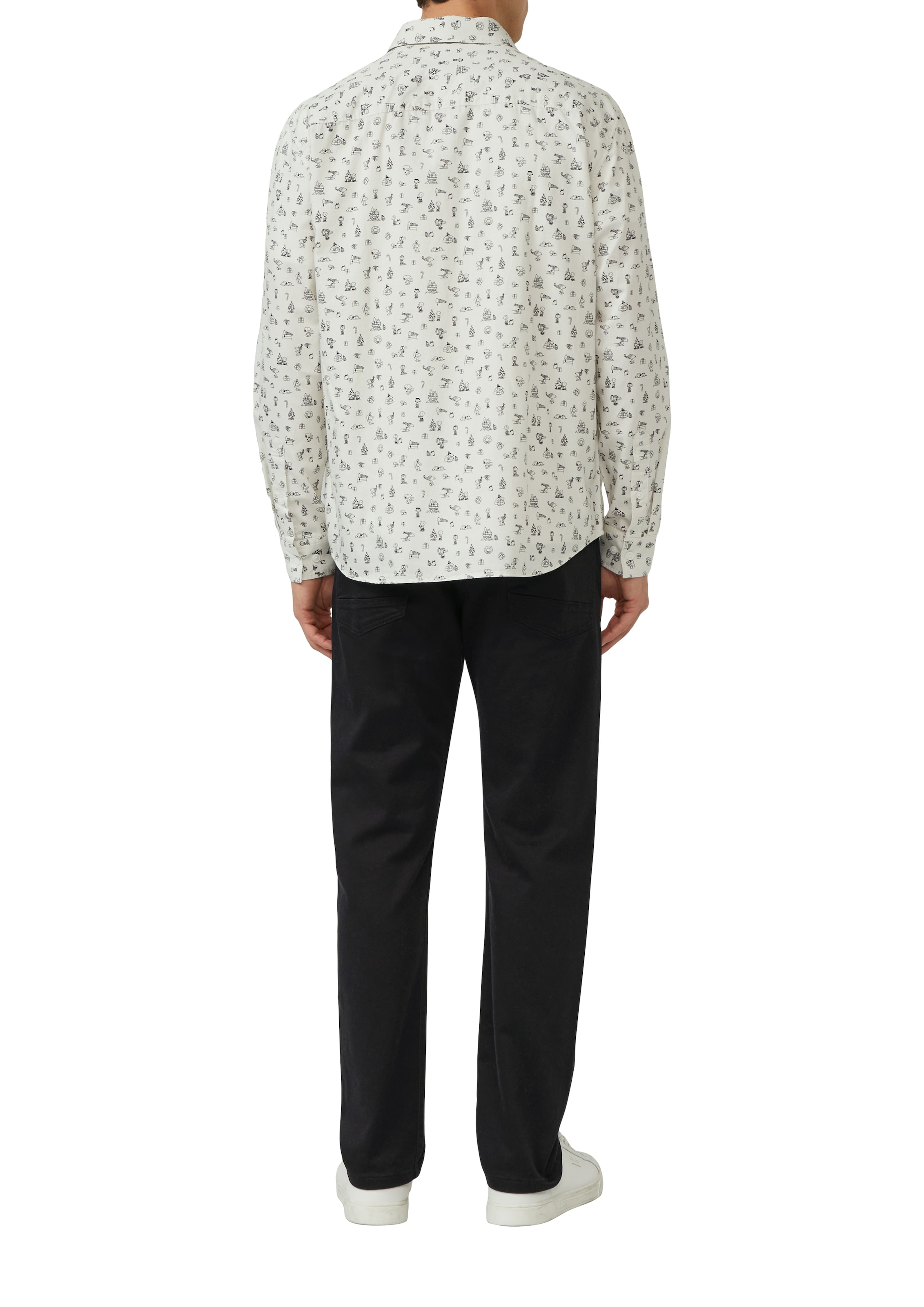 s.Oliver Langarmhemd mit Peanuts®-Print