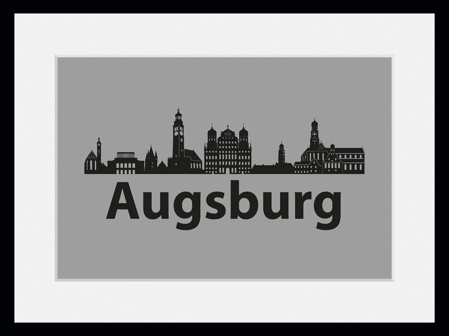 queence Bild "Augsburg Skyline", Städte, (1 St.) günstig online kaufen