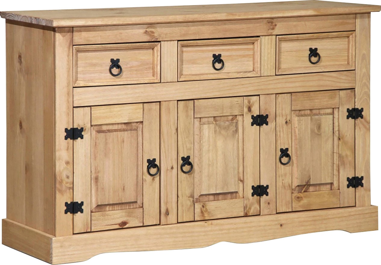 Möbilia Sideboard Kommode im mexikanischen Landhaus-Stil