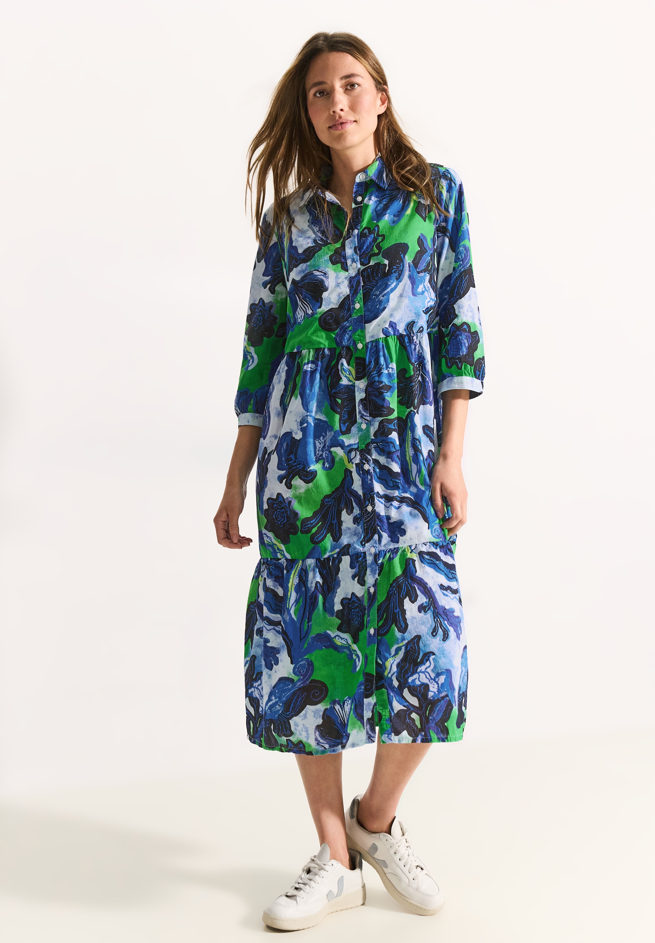 Cecil Blusenkleid, mit All-Over Print günstig online kaufen