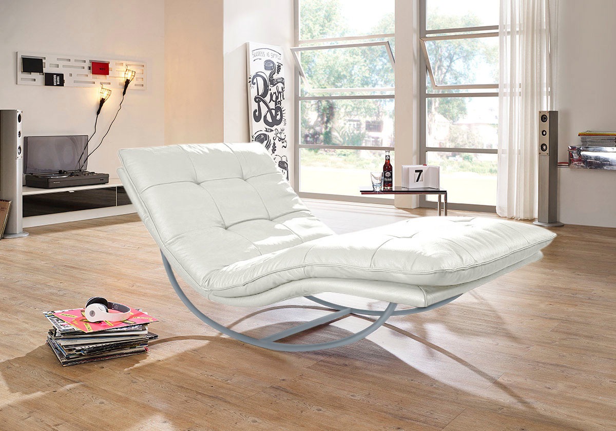W.SCHILLIG Relaxliege "daily dreams" in Waffelkissen-Optik, Schaukelgestell günstig online kaufen