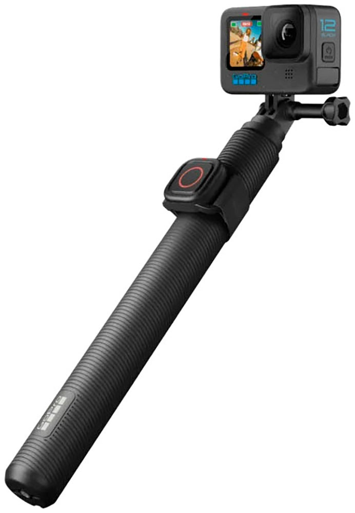"GOPRO Action Cam-Halterung ""Teleskopstange + Rollladenfernbedienung"", schwarz, Gerätehalterungen"
