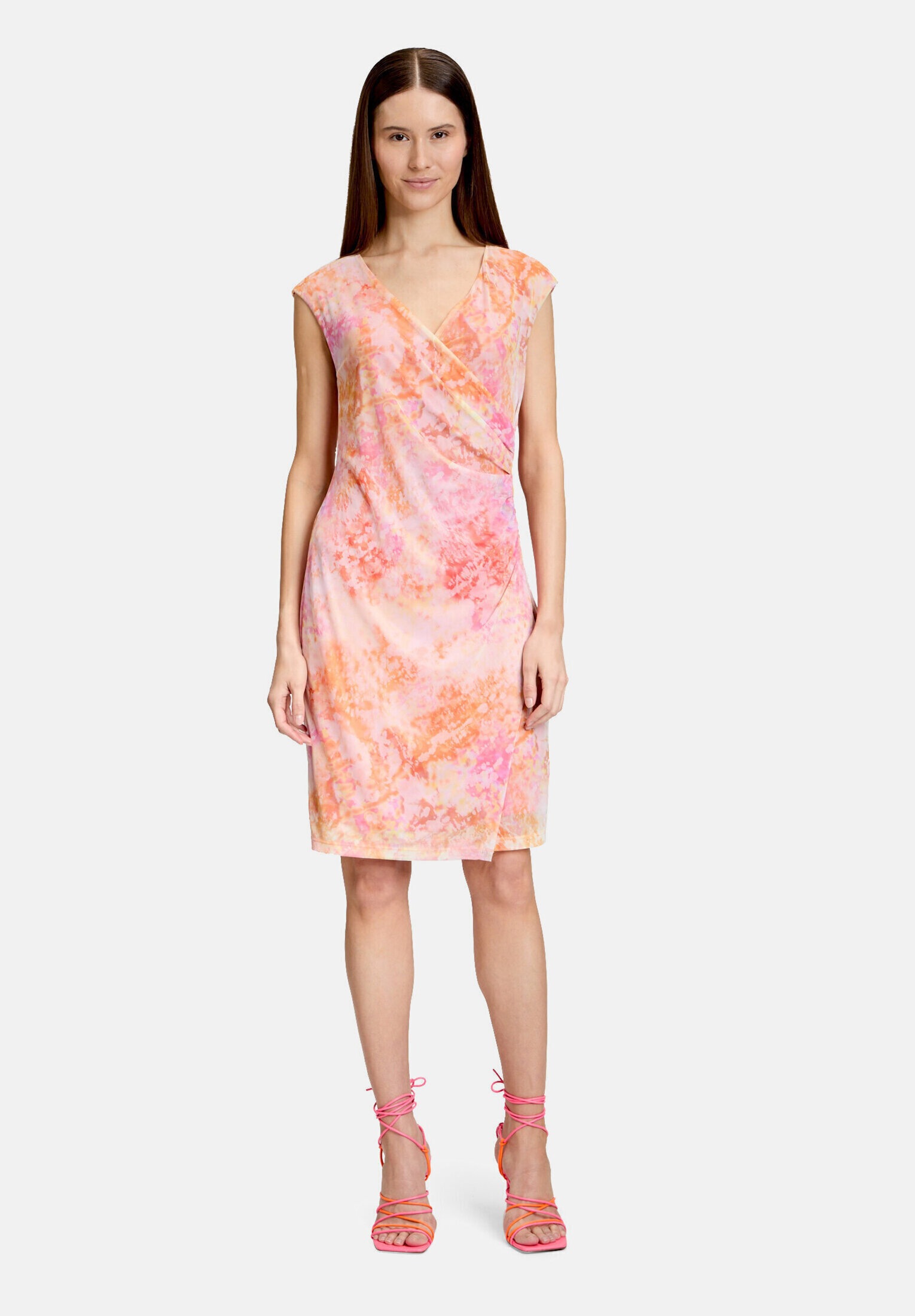 Cartoon Druckkleid "Damen ohne Arm" Ohne Tasche Muster