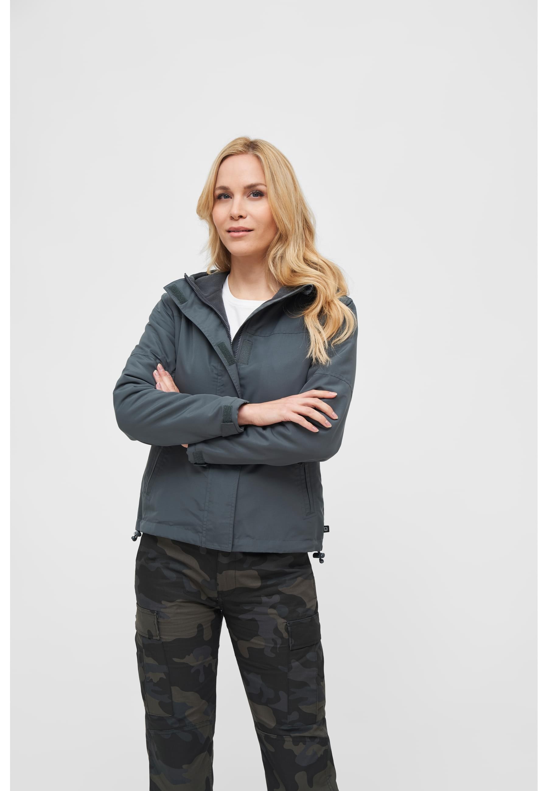 Brandit Allwetterjacke »Brandit Damen Ladies Windbreaker Frontzip«, (1 St.), mit Kapuze