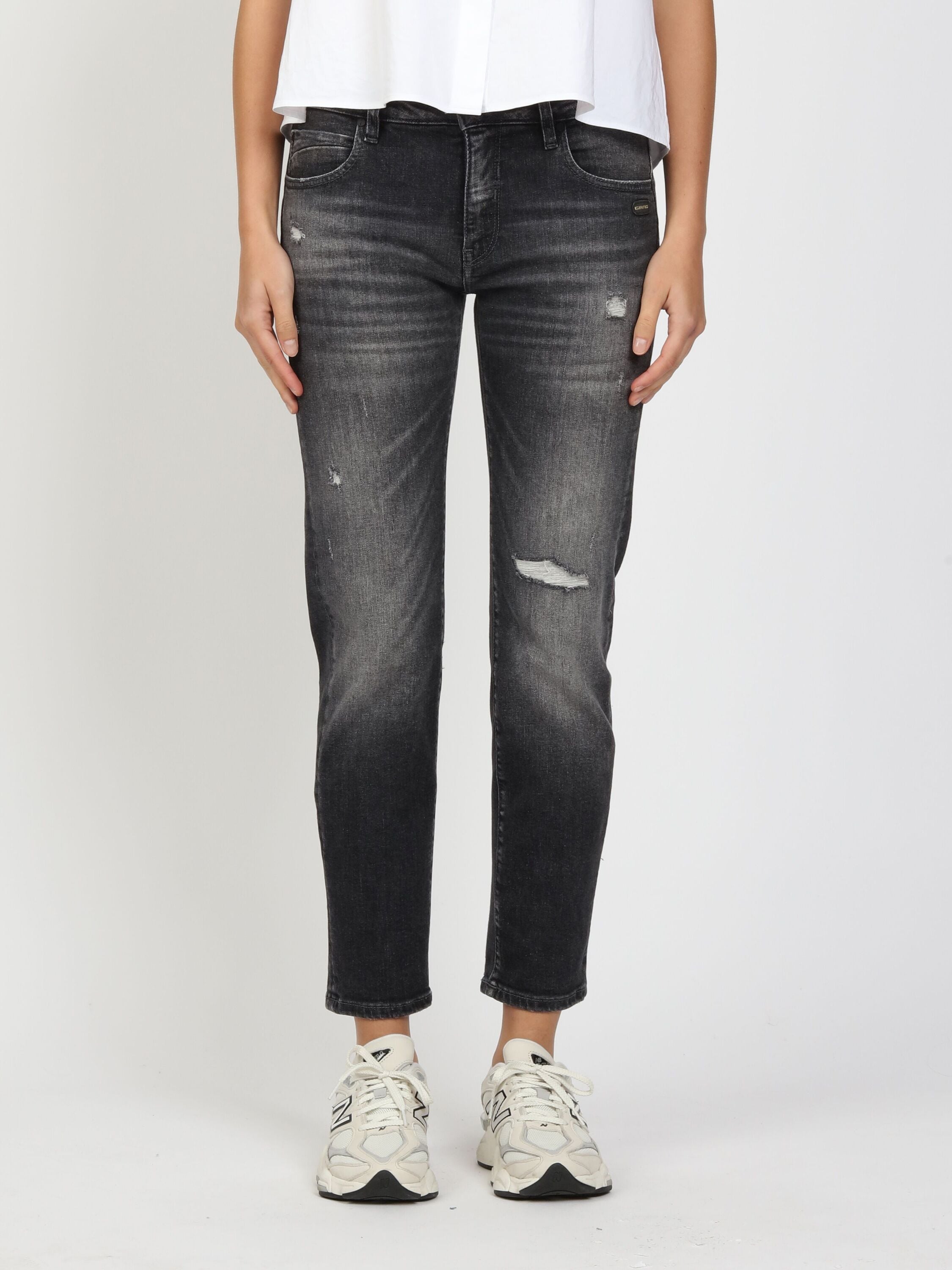 GANG Boyfriend-Jeans "94NADIA CROPPED" im 5-Pocket-Style