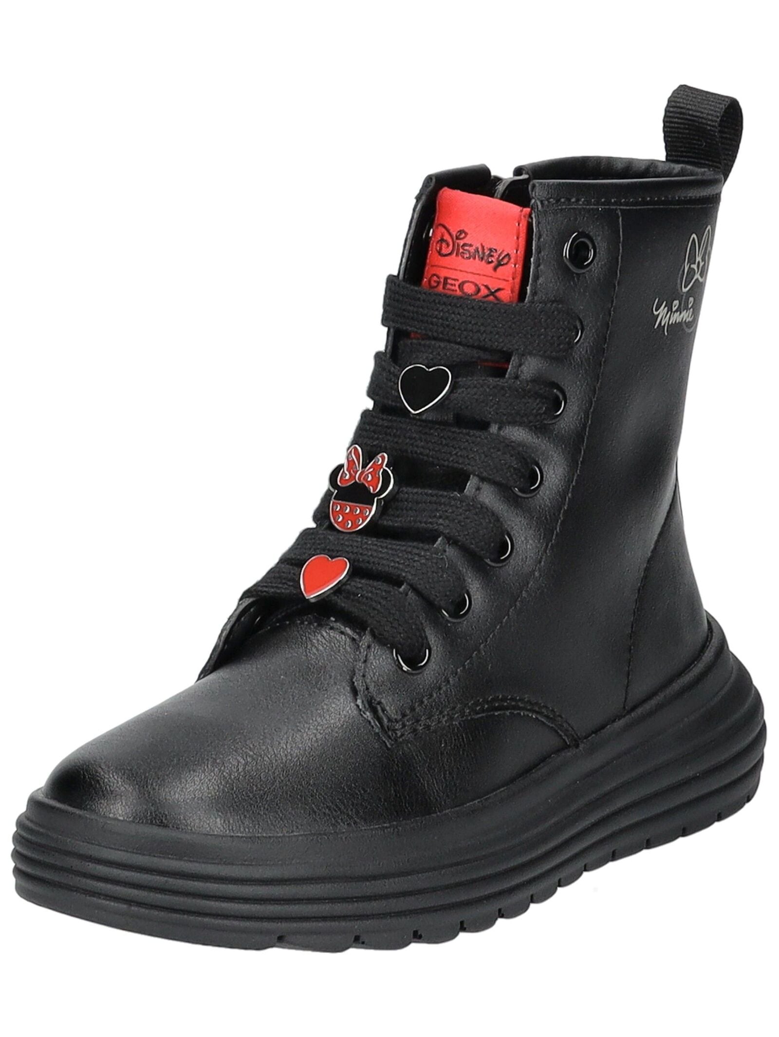 Geox Schnürstiefelette "Geox Stiefelette Lederimitat"