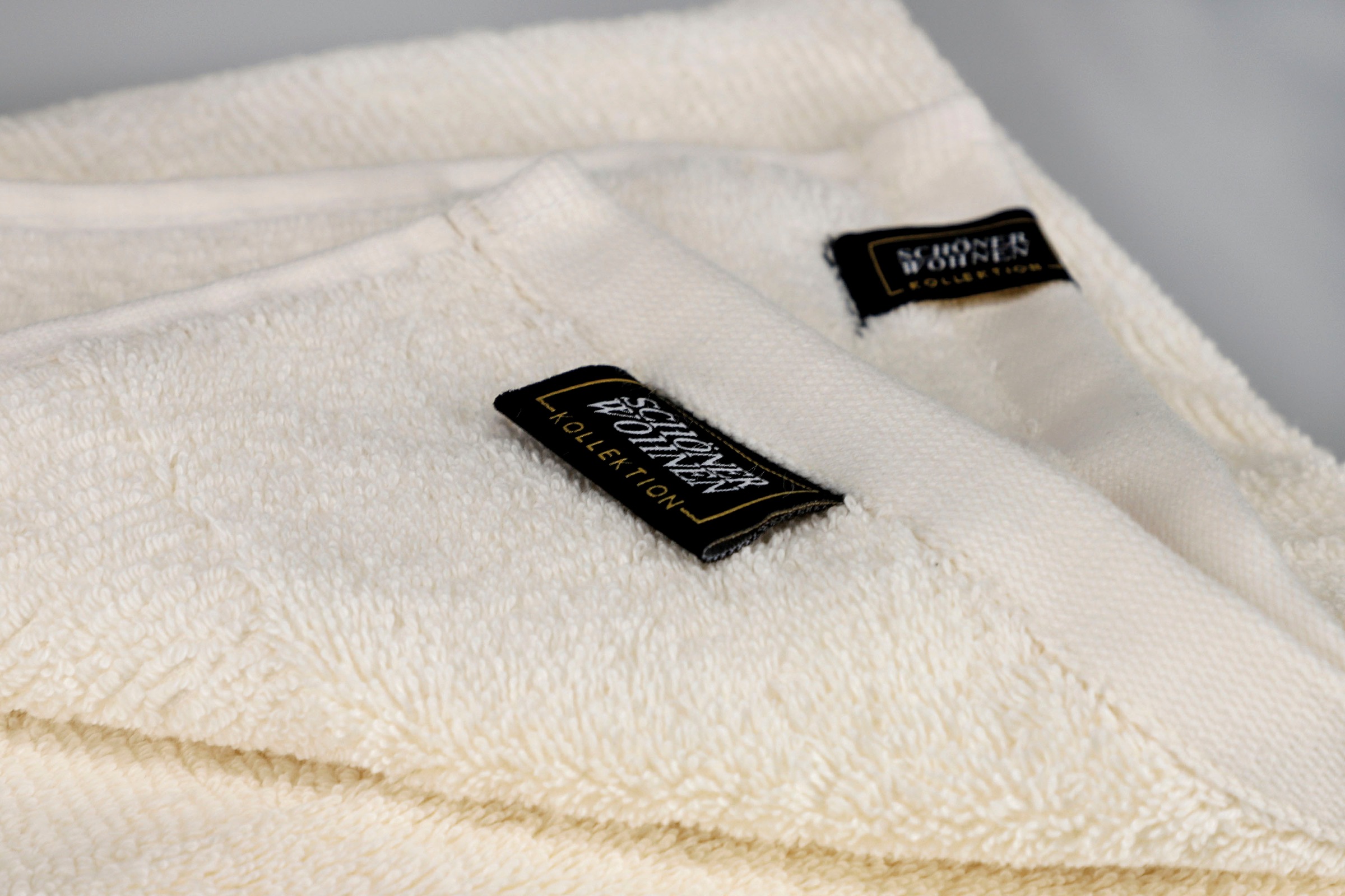 SCHÖNER WOHNEN-Kollektion Badetuch "Sense" mit Velourborte, hautschmeicheln günstig online kaufen