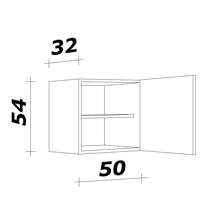 x 32 Flex-Well (B cm Hängeschrank | 50 T) »Bergen«, x 54,8 kaufen H x BAUR x