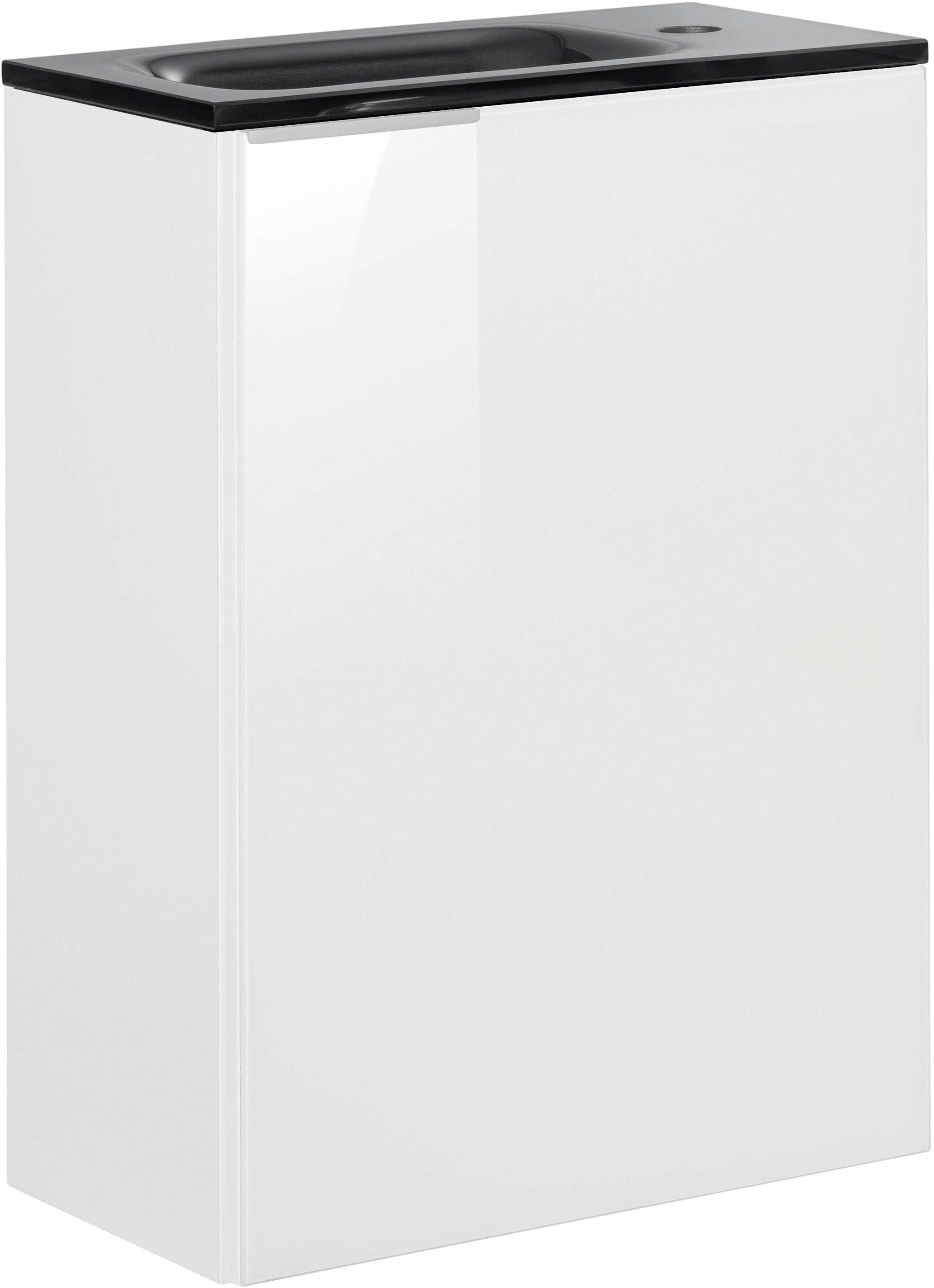 FACKELMANN Waschtisch "SBC" Set, bestehend aus Becken und Unterbau, Breite ca. 45 cm