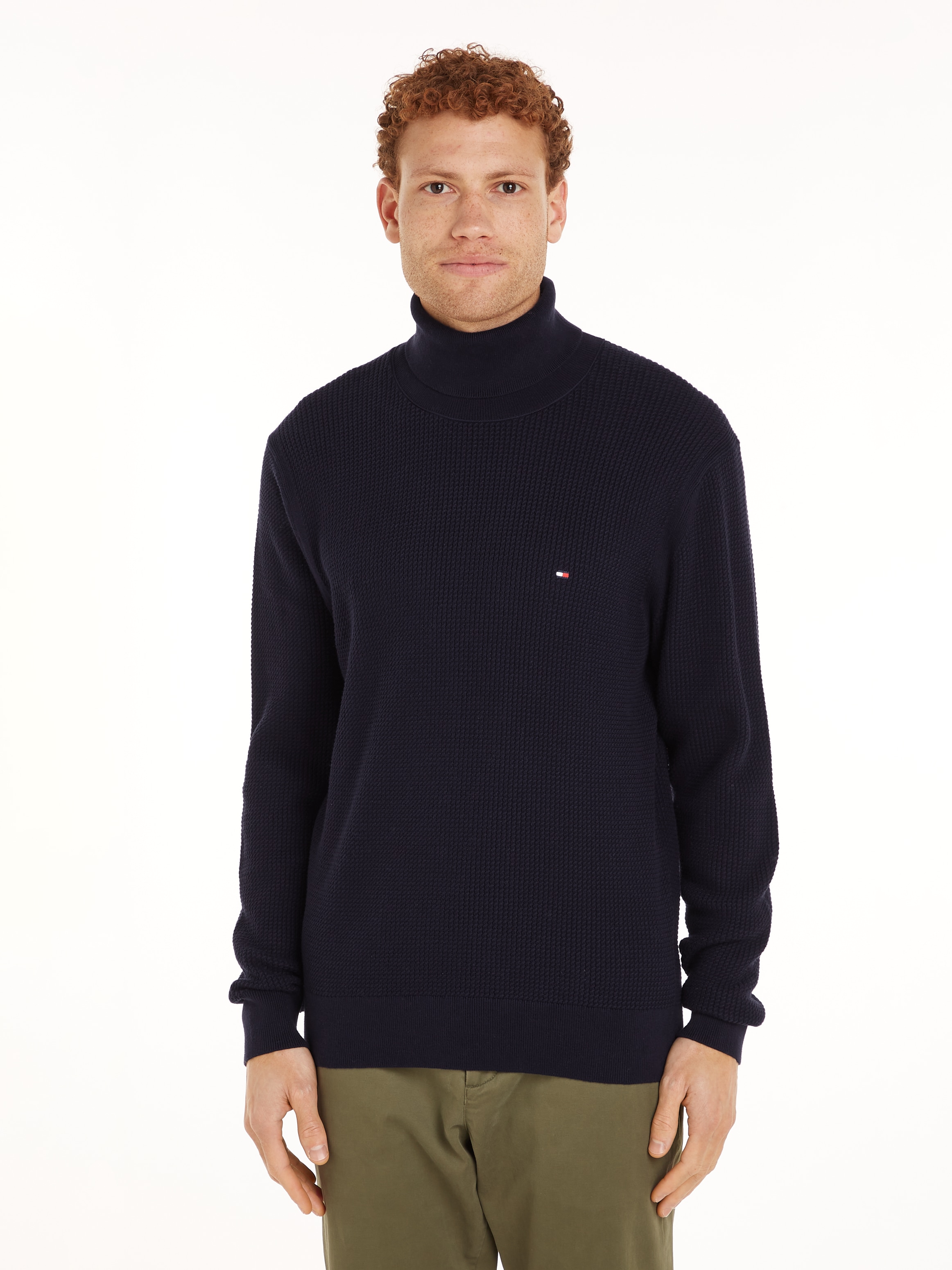 Rollkragenpullover »STRUCTURE ROLL NECK«