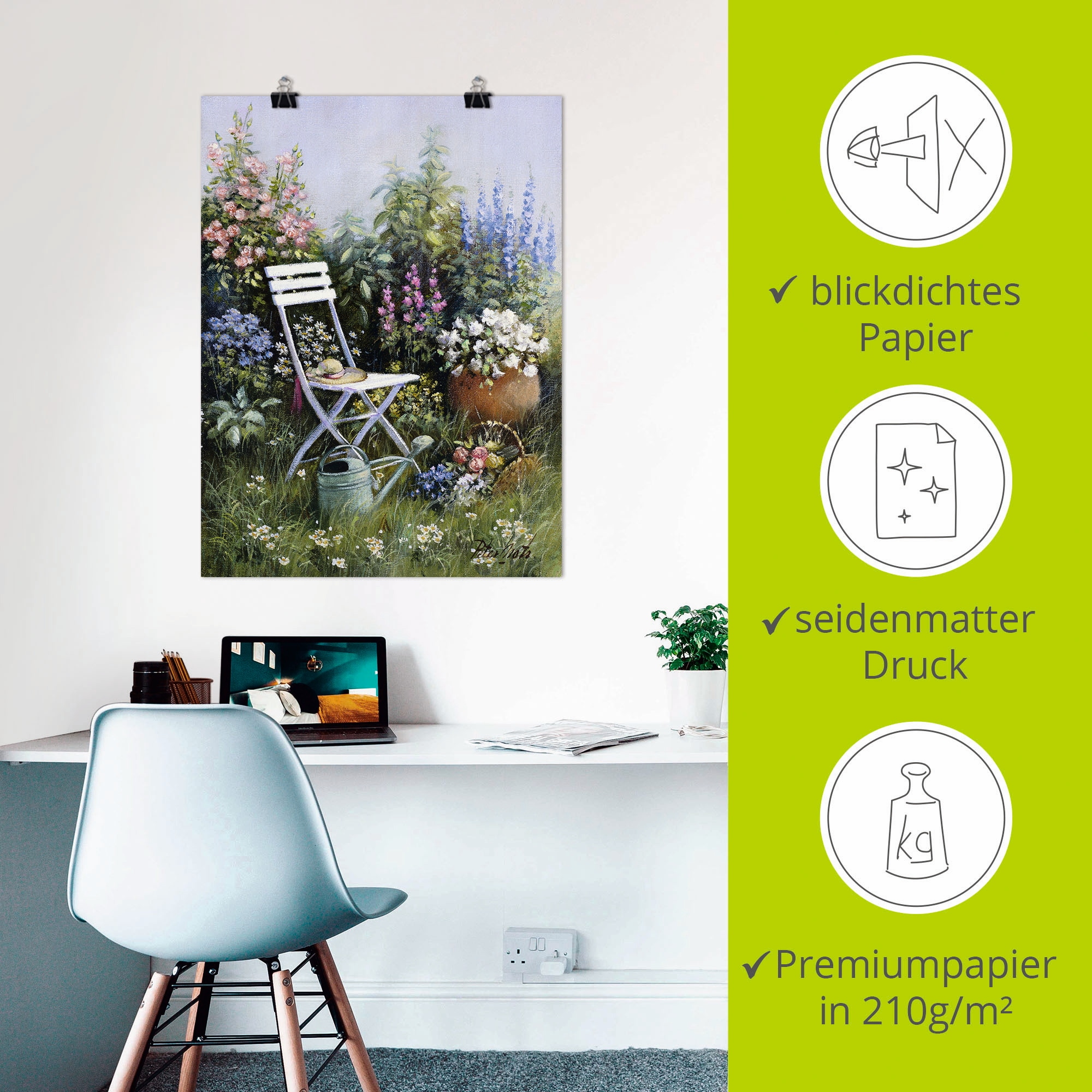 Artland Wandbild »Unvergesslich« Garten 1 Stk. tlg. als Leinwandbild, Poster in verschied. Größen