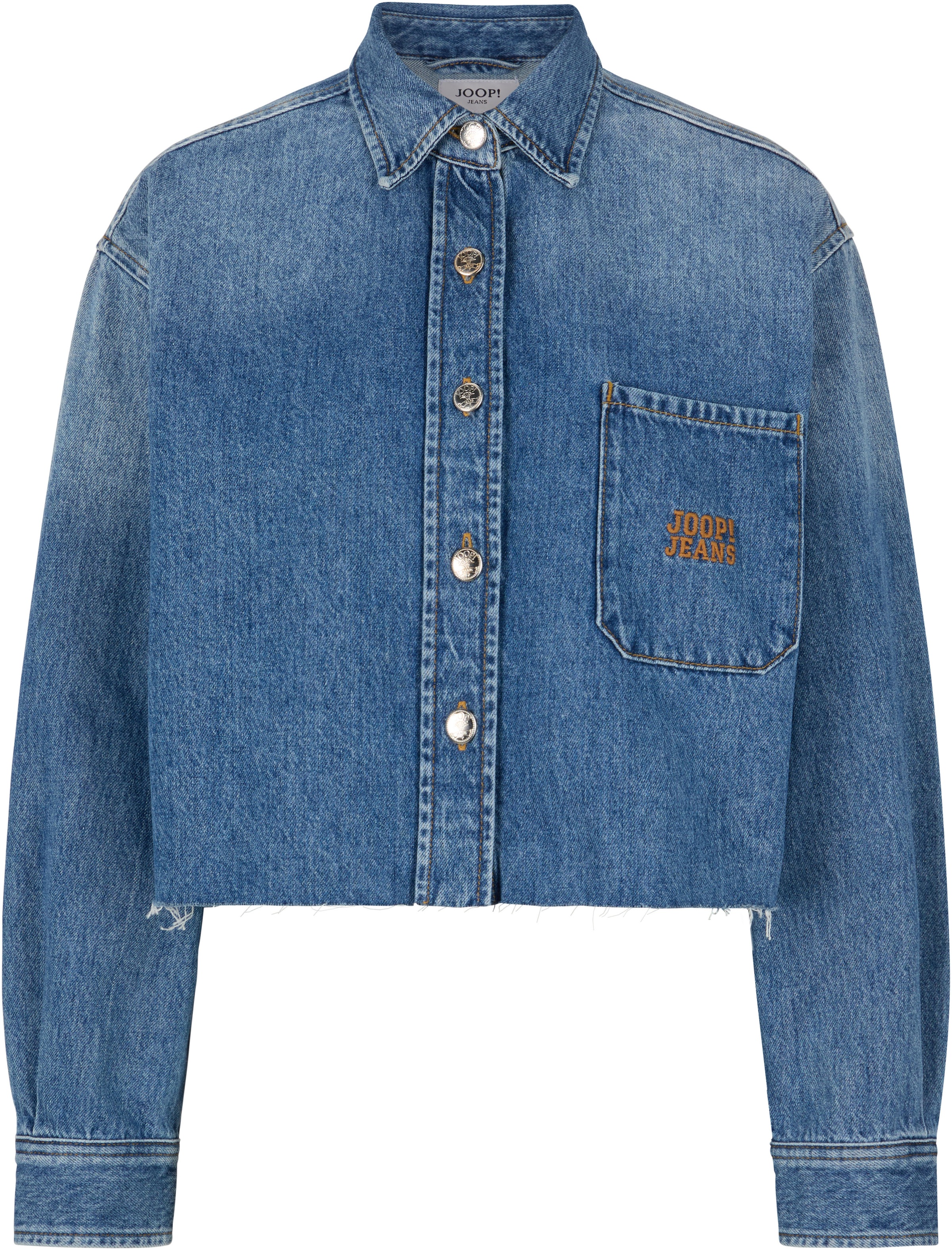 Joop Jeans Jeansbluse "Udela", Mit Rundhalsausschnitt günstig online kaufen