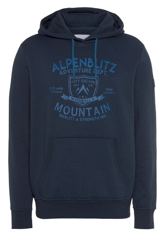 ALPENBLITZ Kapuzensweatshirt »" Holmestrand"«, mit Logoprint kaufen