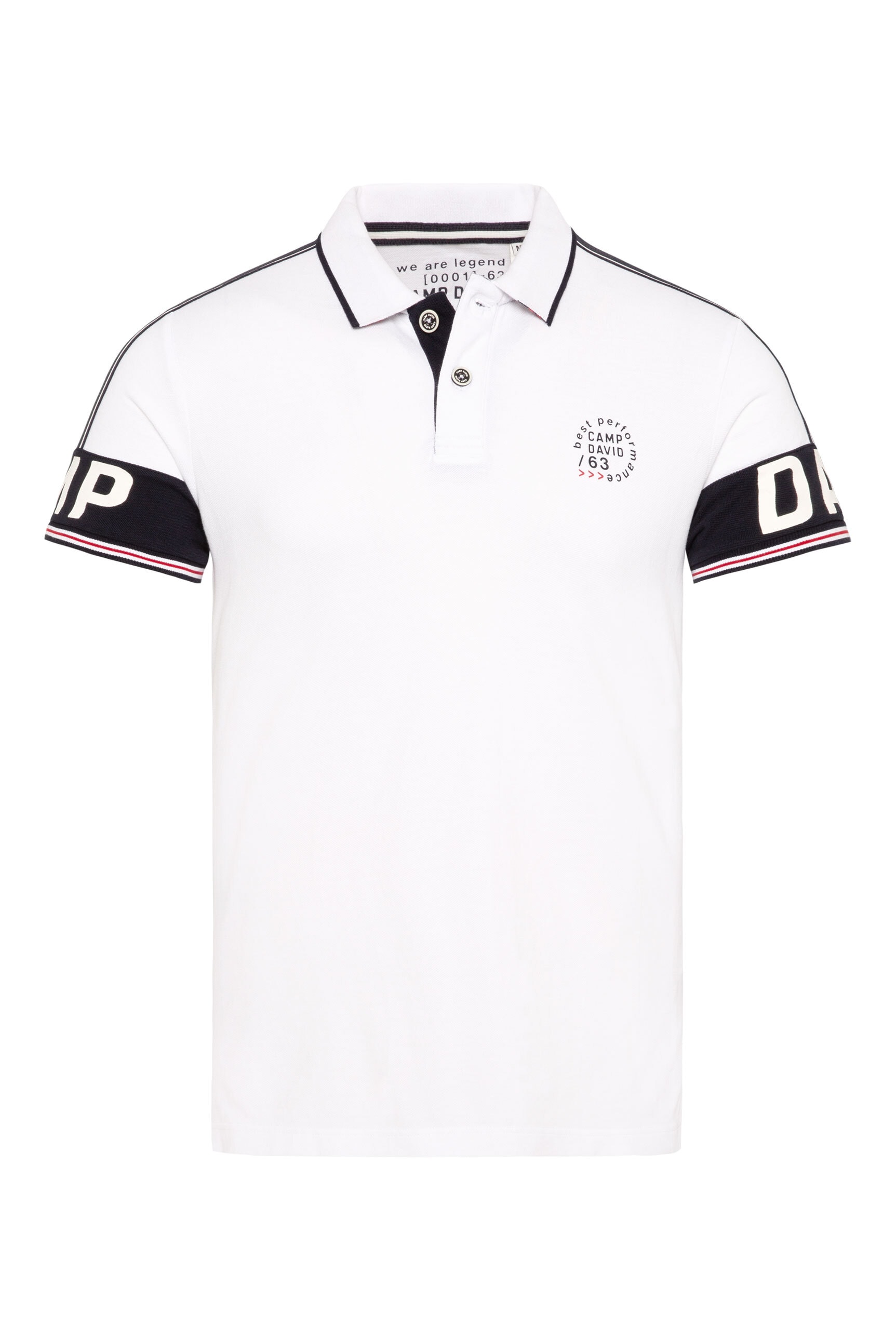 CAMP DAVID Poloshirt, aus Baumwolle