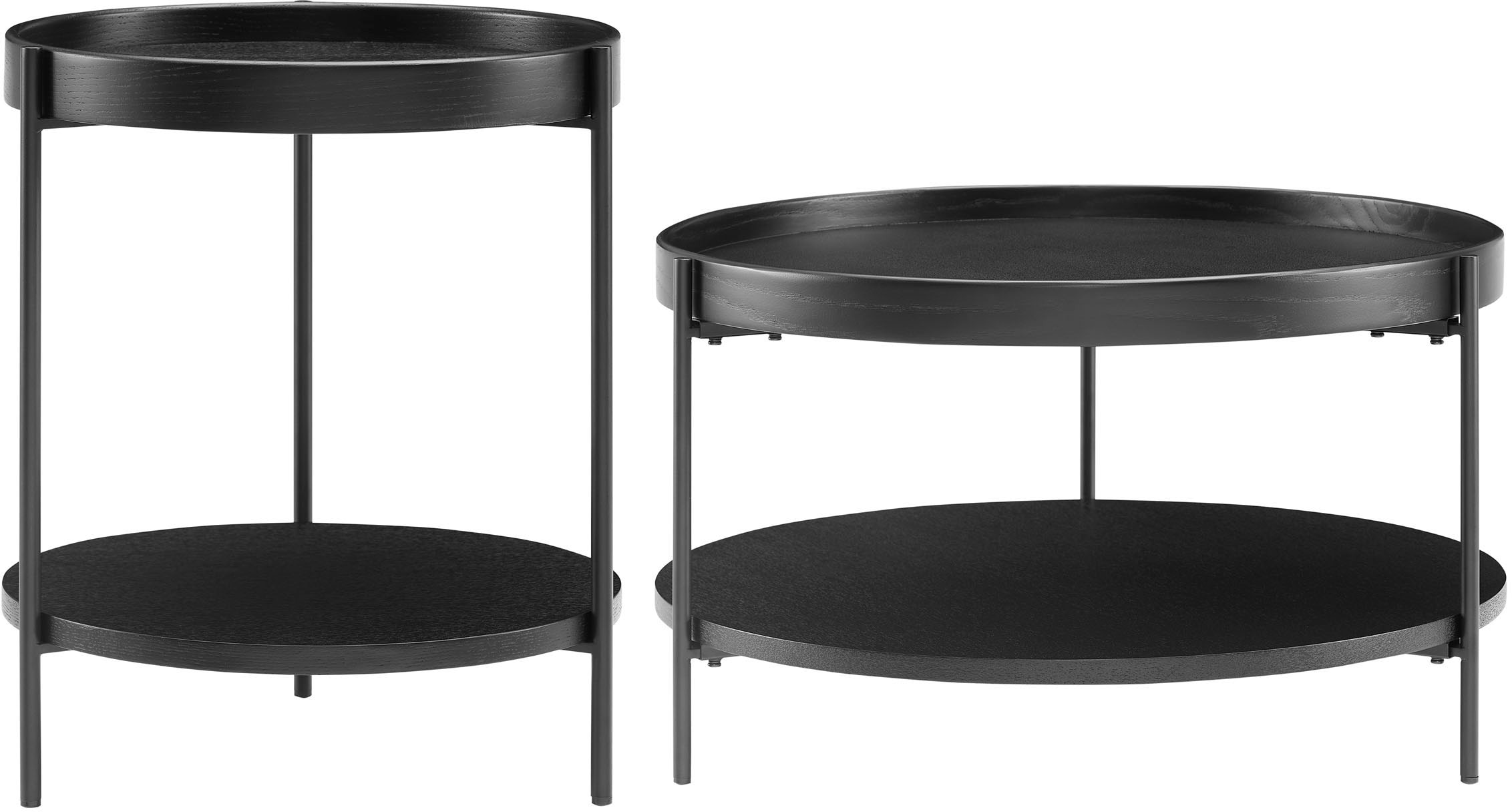 SalesFever Couchtisch "Couchtisch in stilvoller Optik", (Set, 2 St.), mit j günstig online kaufen