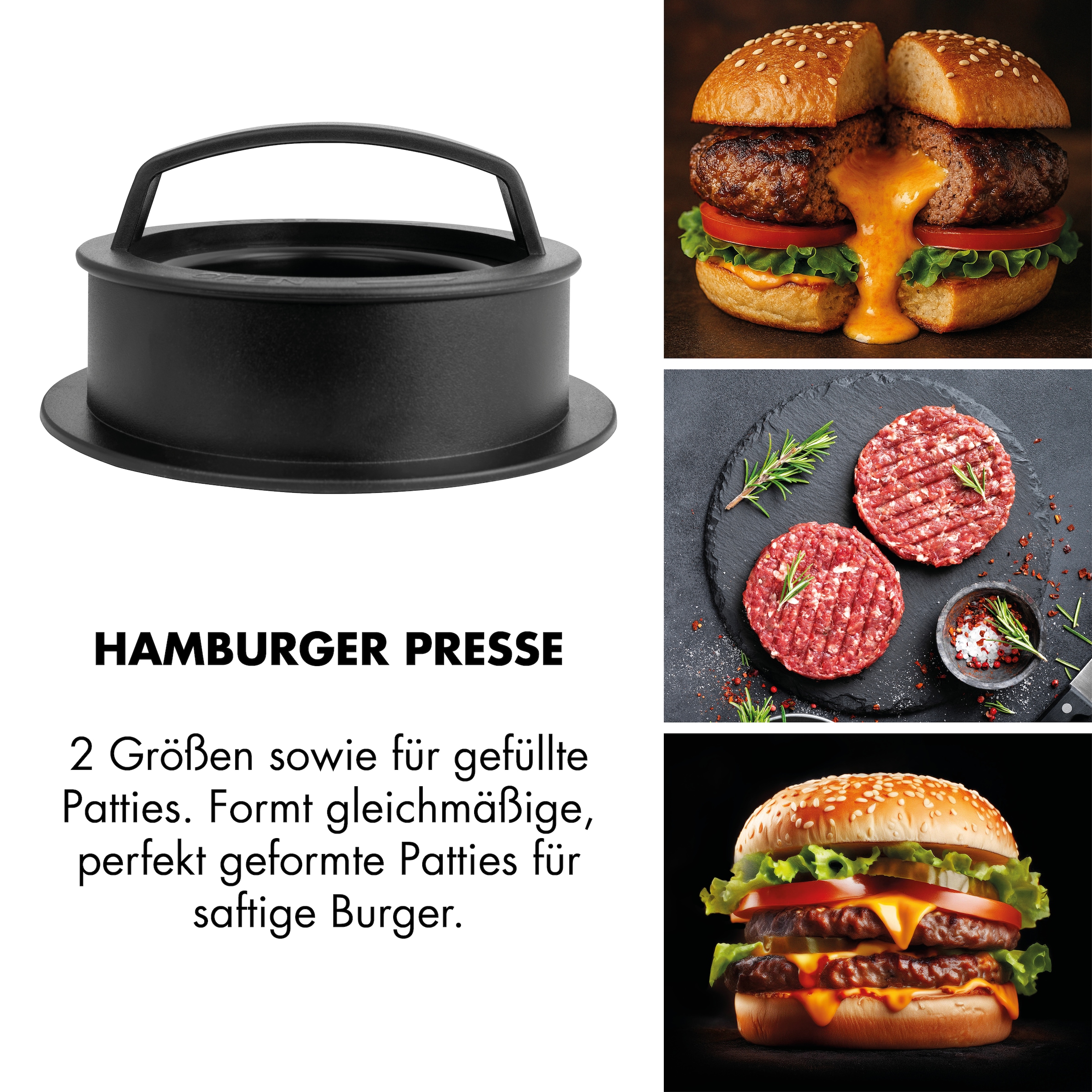 Gastroback Fleischwolf »Design Fleischwolf 6-in-1 Plus« inklusive Burger-Presse