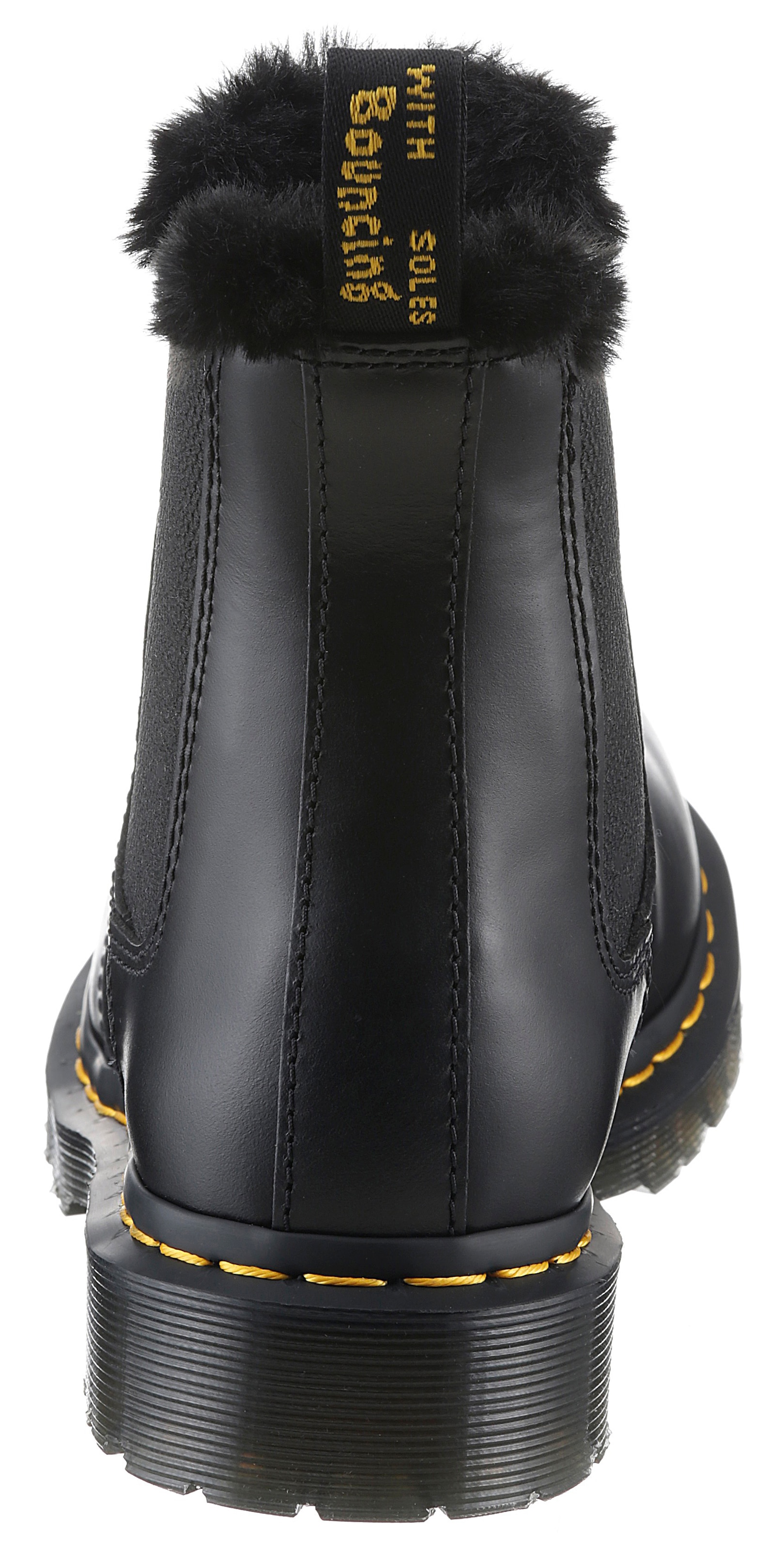 DR. MARTENS Chelseaboots »Leonore«, Chunky Boots, Plateau Schuh, Boots mit Warmfutter