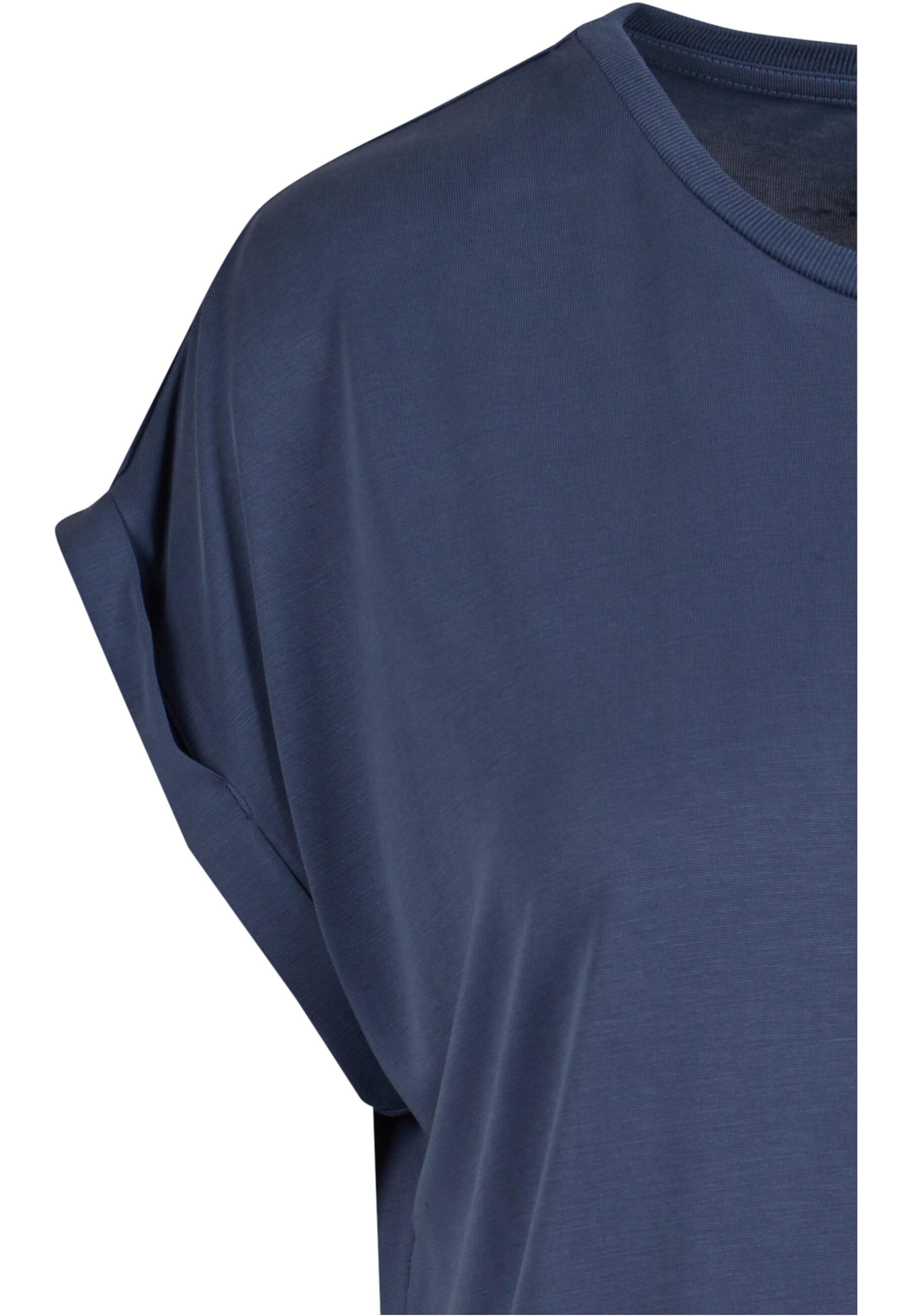 URBAN CLASSICS Kurzarmshirt »Urban Classics Damen Ladies Modal Extended Shoulder Tee«, (1 tlg.)