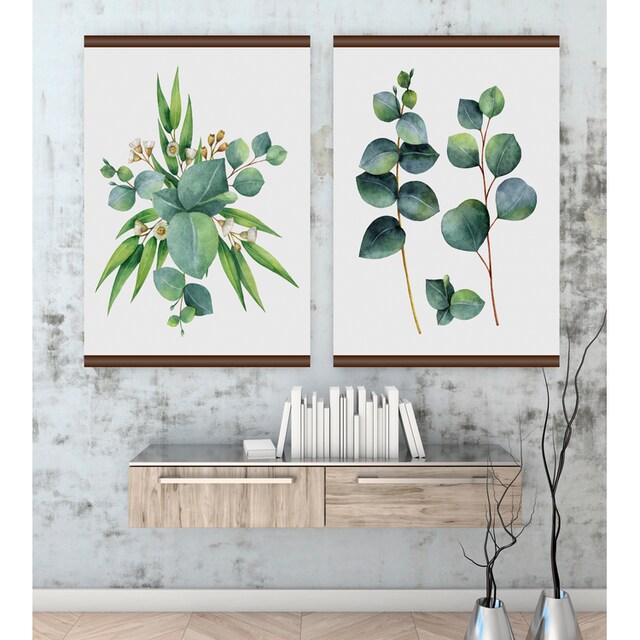 queence Leinwandbild »Eukalyptus Pflanze«, 50x70 cm bestellen | BAUR