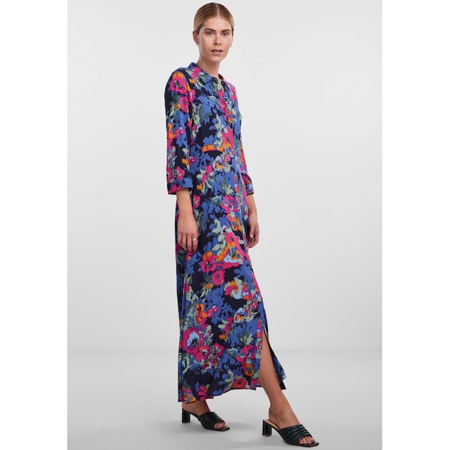 BAUR Ärmel Y.A.S SHIRT LONG Friday DRESS«, Black Hemdblusenkleid | »YASSAVANNA 3/4 mit