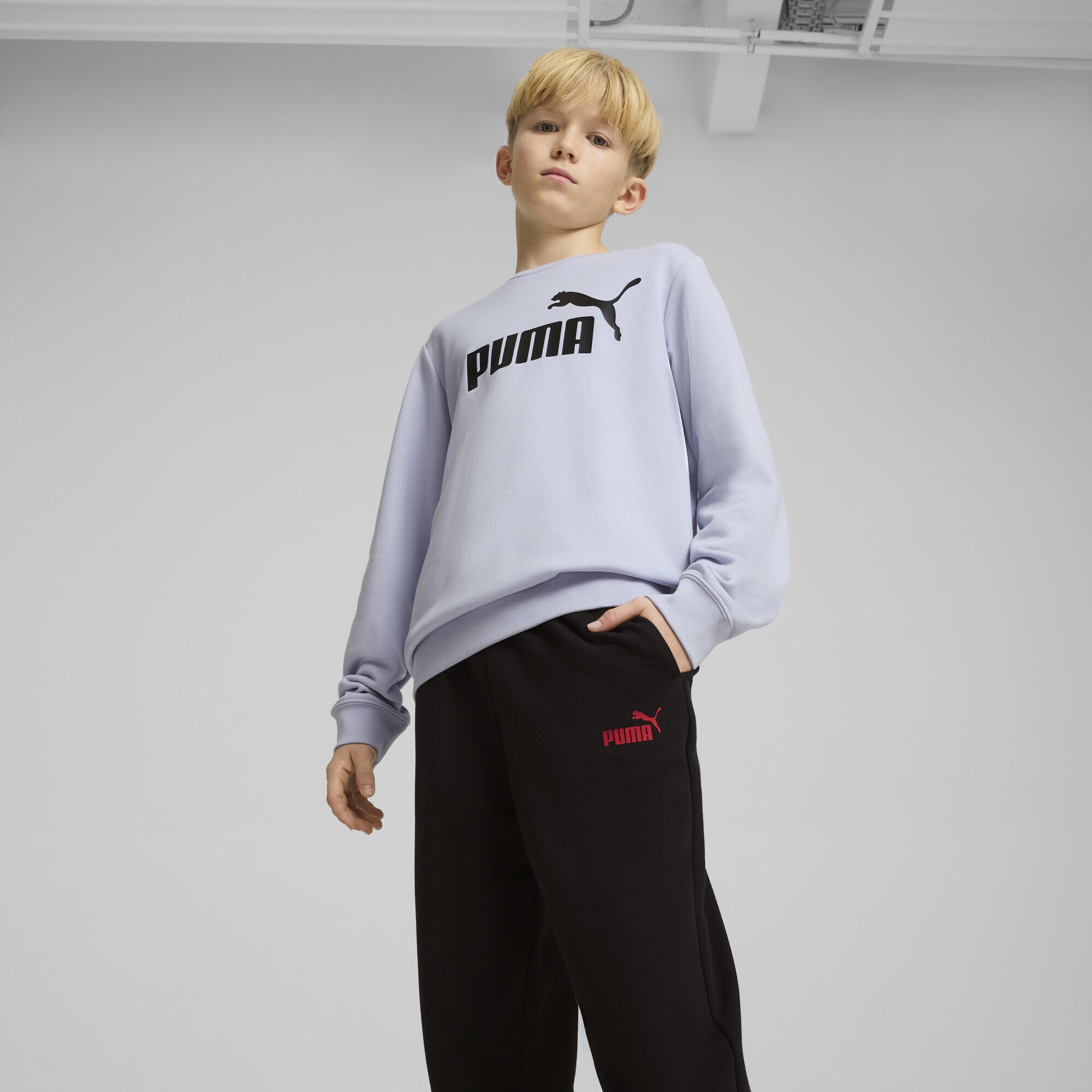 PUMA Jogginganzug »Essentials No. 1 Logo Crew Trainingsanzug Jungen«