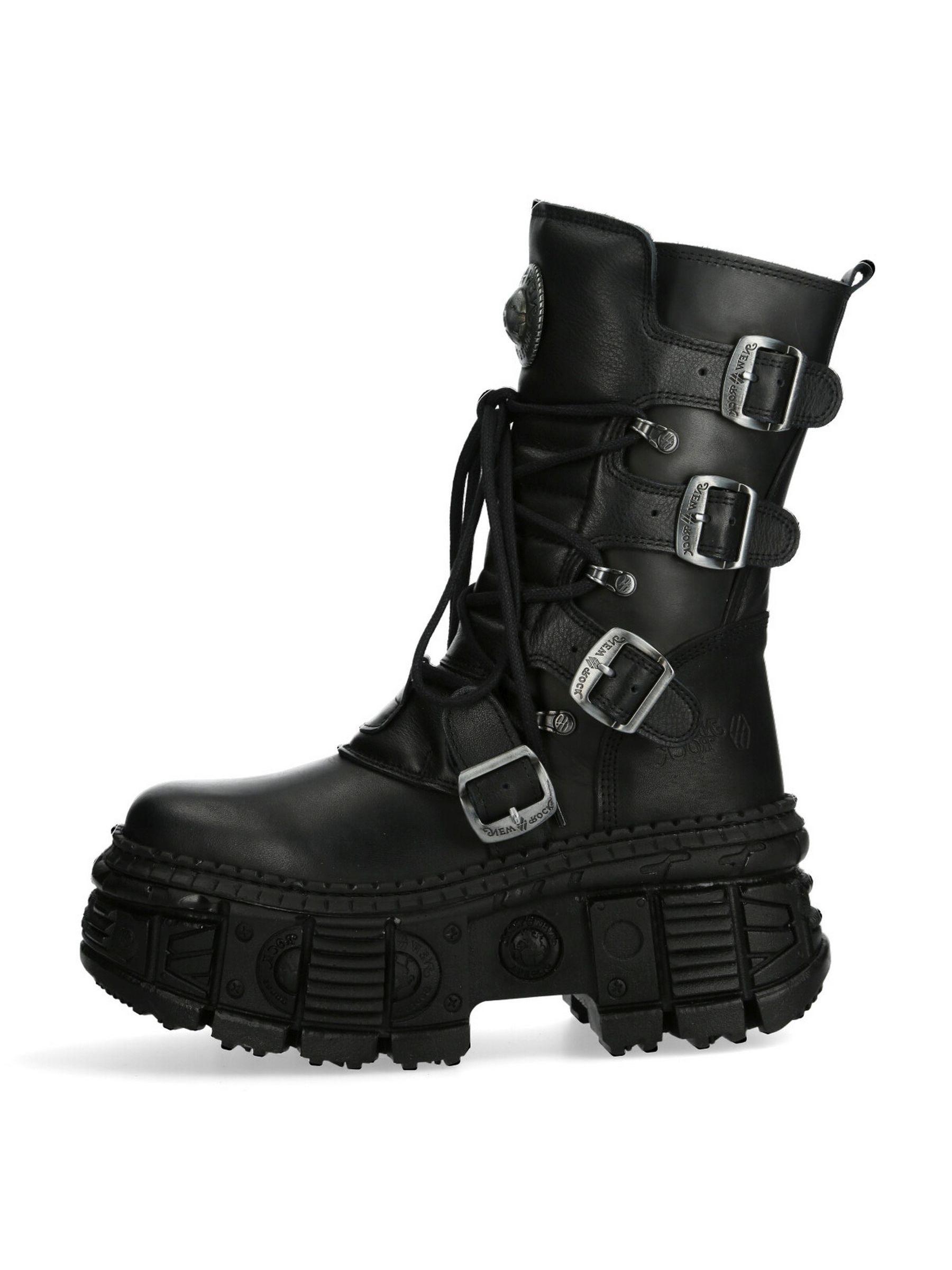 NEW ROCK Ankleboots "Plateau Boots WALL373-S5" Handgefertigt, Made in Spain